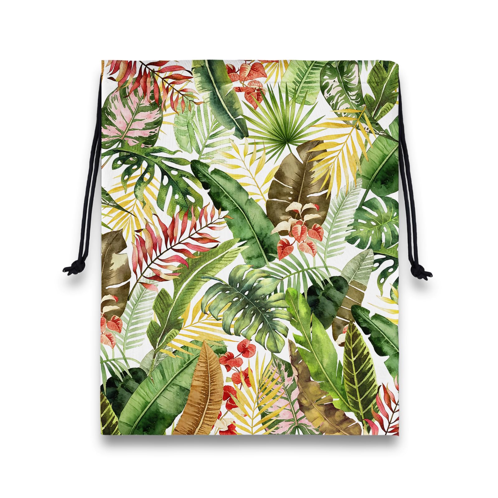 Botanical Palm Gymnastics Grip Bag Small Gym Storage Pouch for Gym