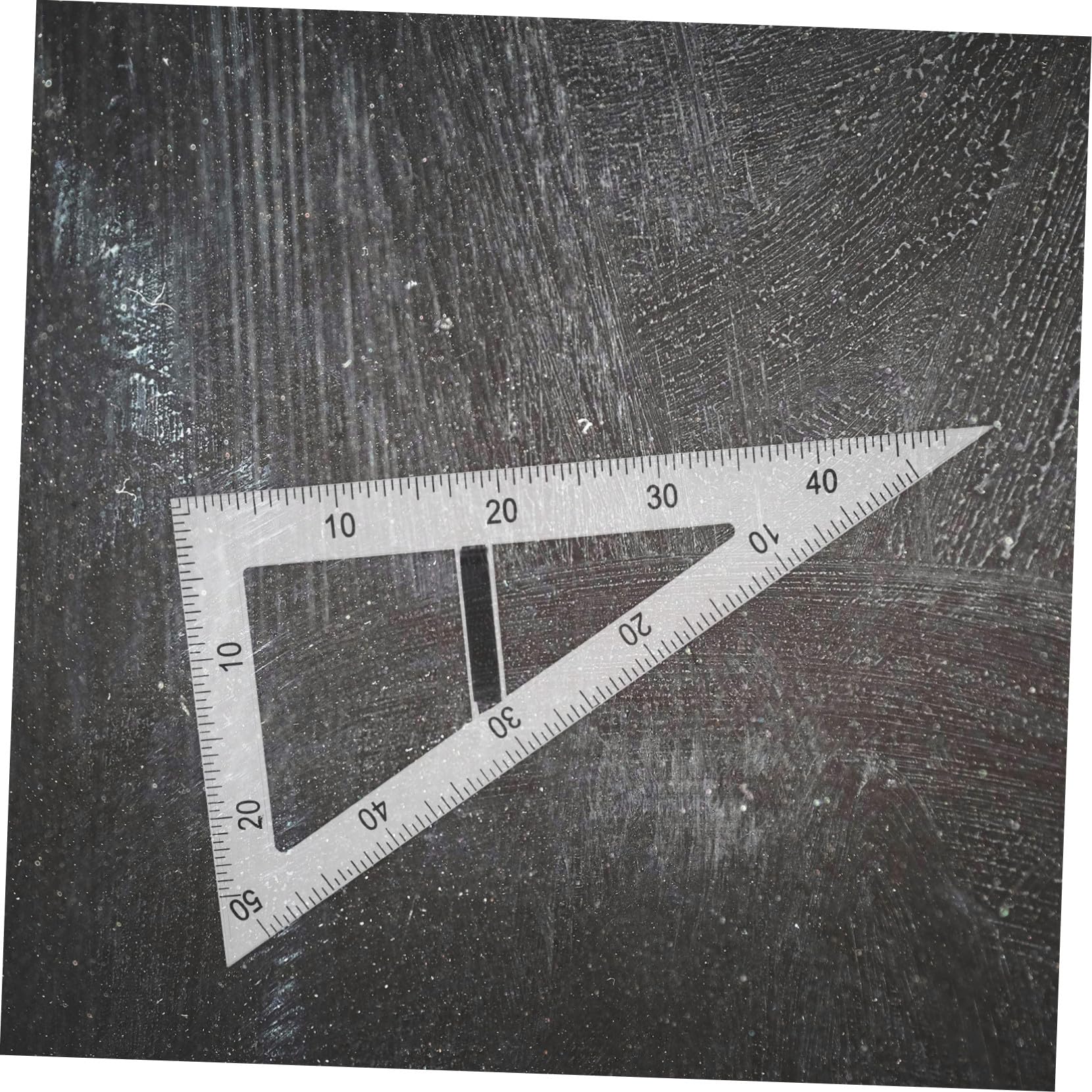 HOMSFOU Multifunktionales Magnetisches Dreieckslineal mit 60-Grad Winkelmesser aus ABS für Mathematikunterricht und Präzises Zeichnen magnetischen Oberflächen