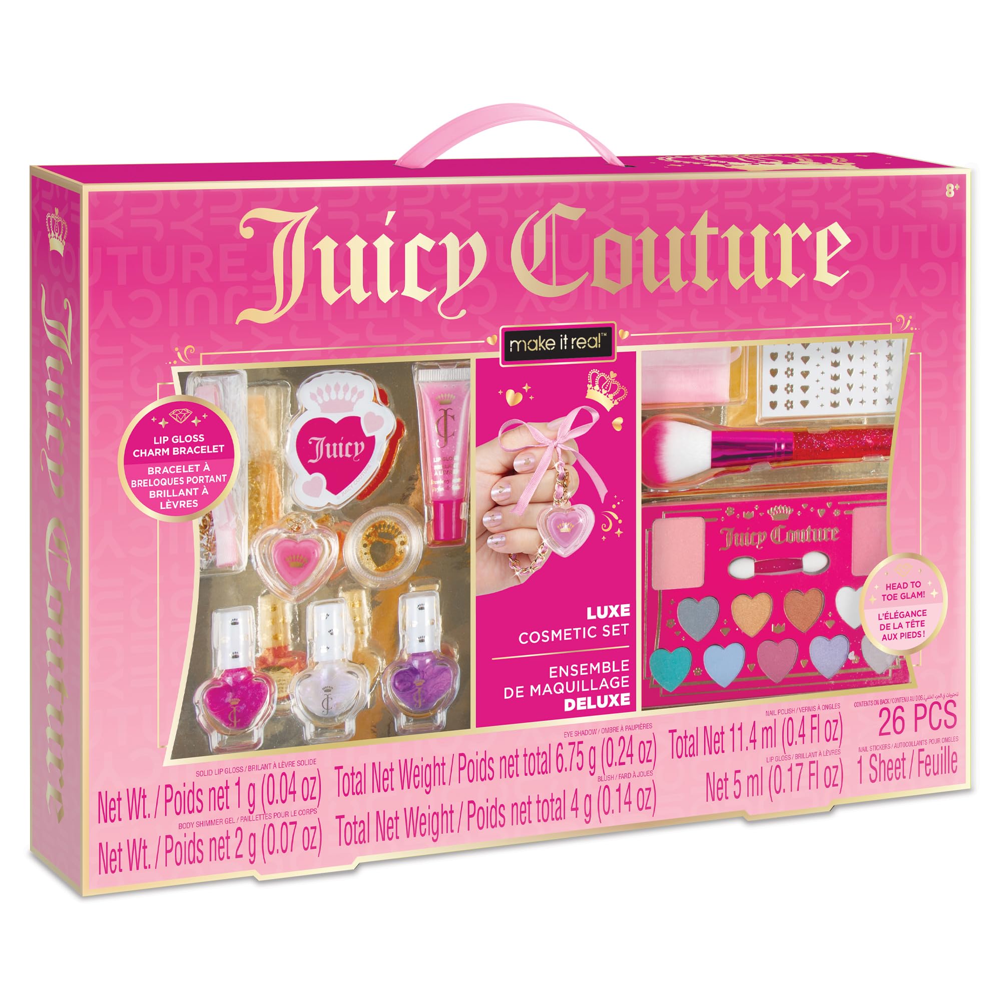 Amazon.com: Make It Real: Juicy Couture Luxe Cosmetic Set - Lip