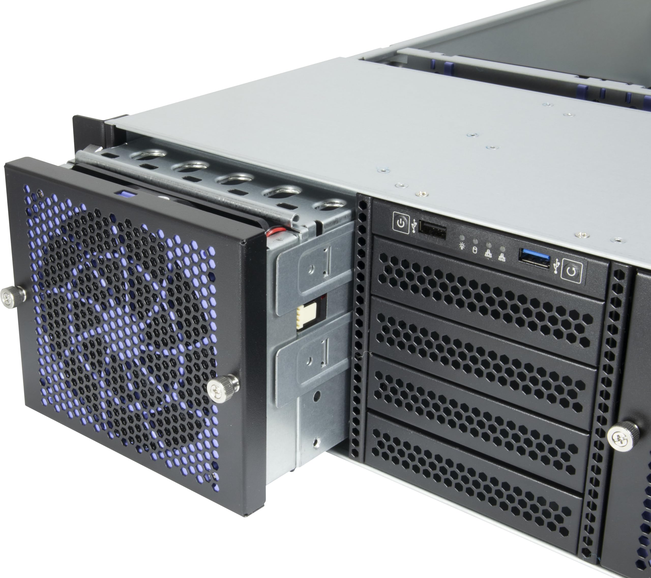 InteR-Tech Ipc 3U-30765 - RacK-Montage - E-Atx - Keine Spannungsversorgung (atx) - Usb (88887385)