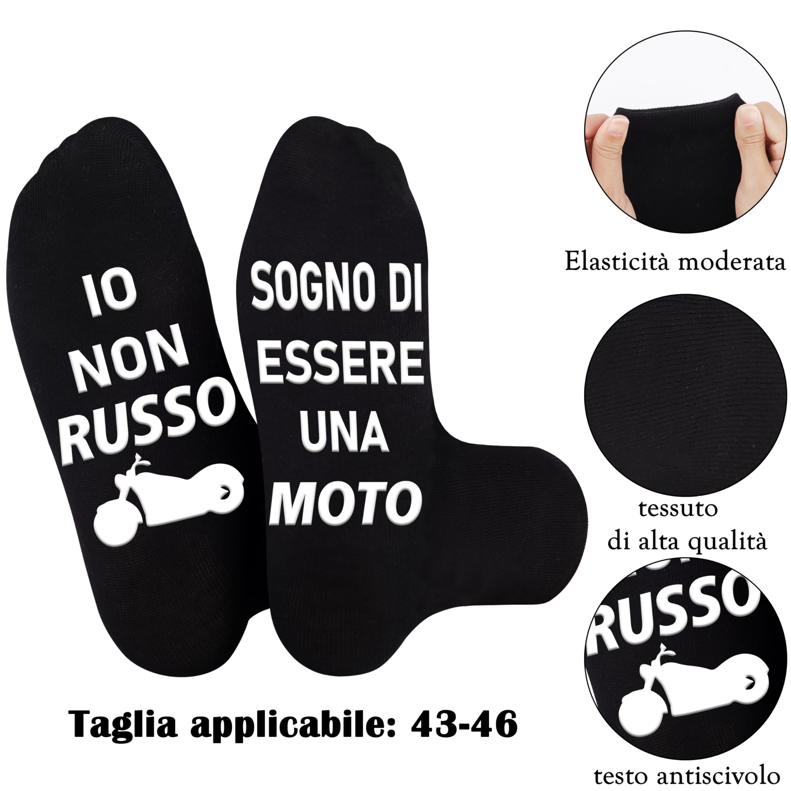 Merclix Regalo Uomo Natale Calzini Uomo Divertenti Idee Regalo Uomo Compleanno Regalo Papà Compleanno Regali Divertenti Uomo Regalo Per Uomo Papa Nonno Marito Regali Moto