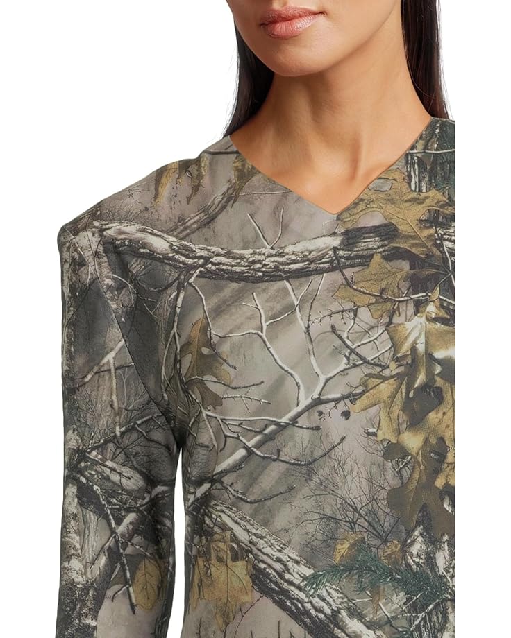 Norma Kamali Long Sleeve Shoulder Pad V-Neck Top - #4 of 5