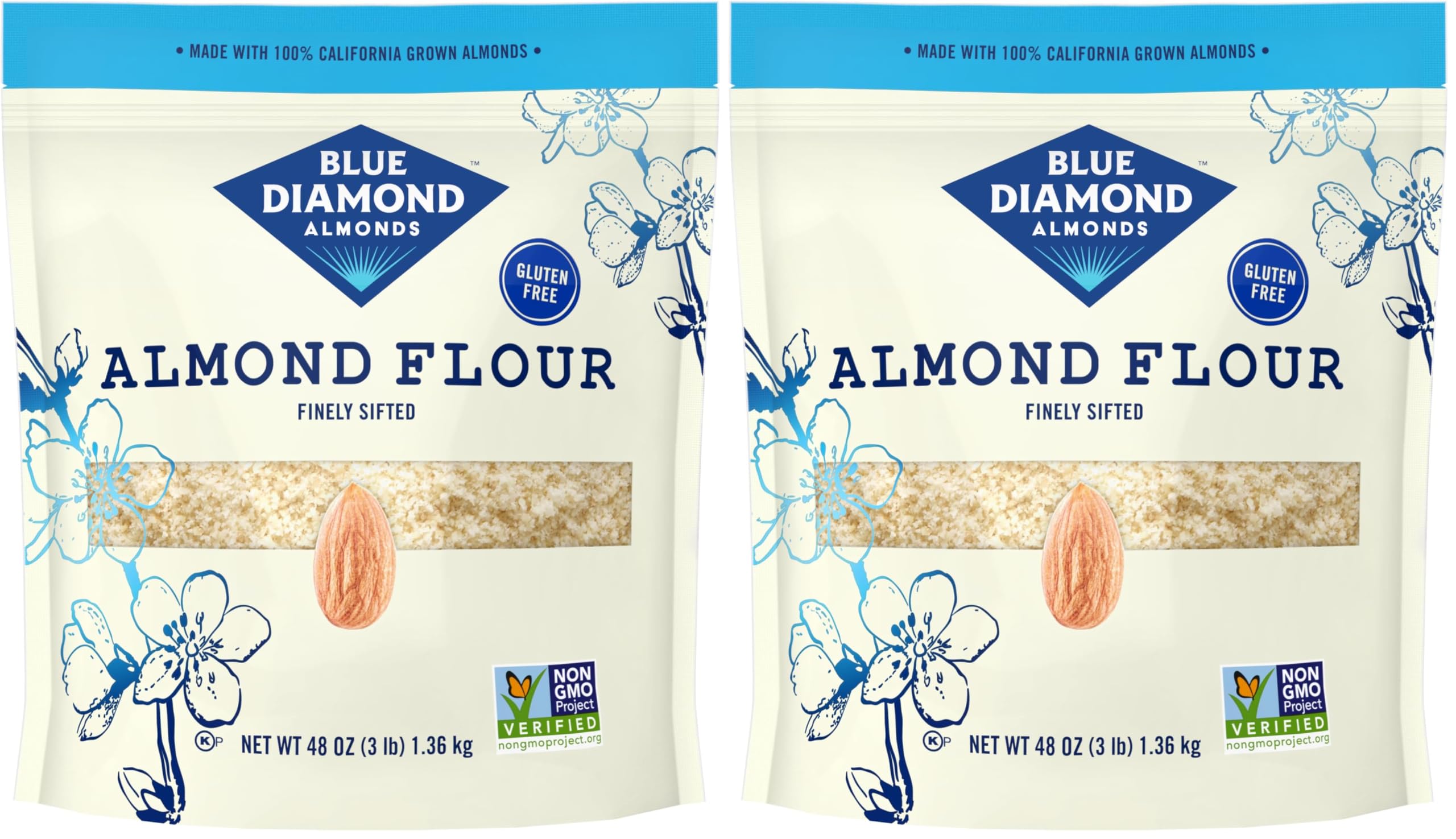 Amazon.com : Blue Diamond Almonds Almond Flour, Gluten Free