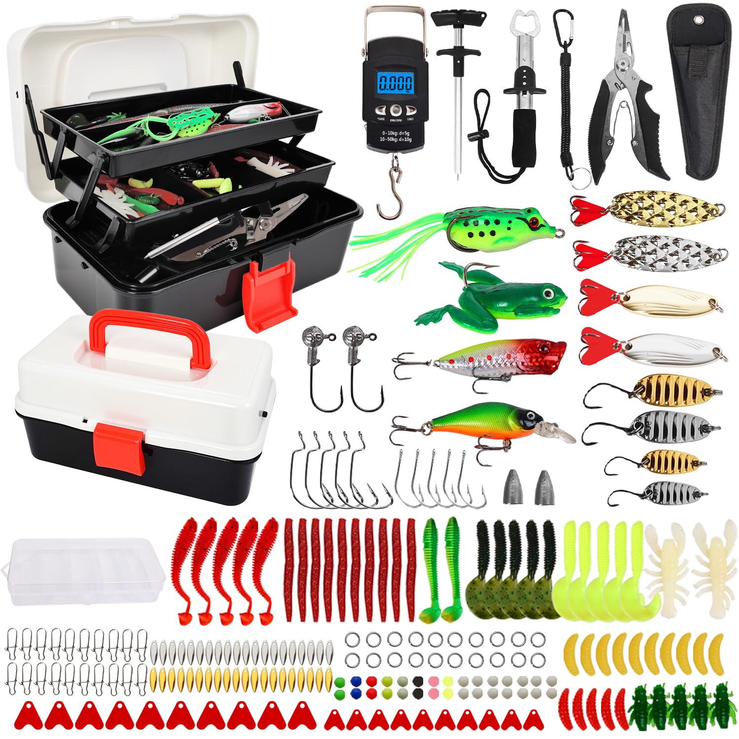 kit 213 pièces accessoires de pêche