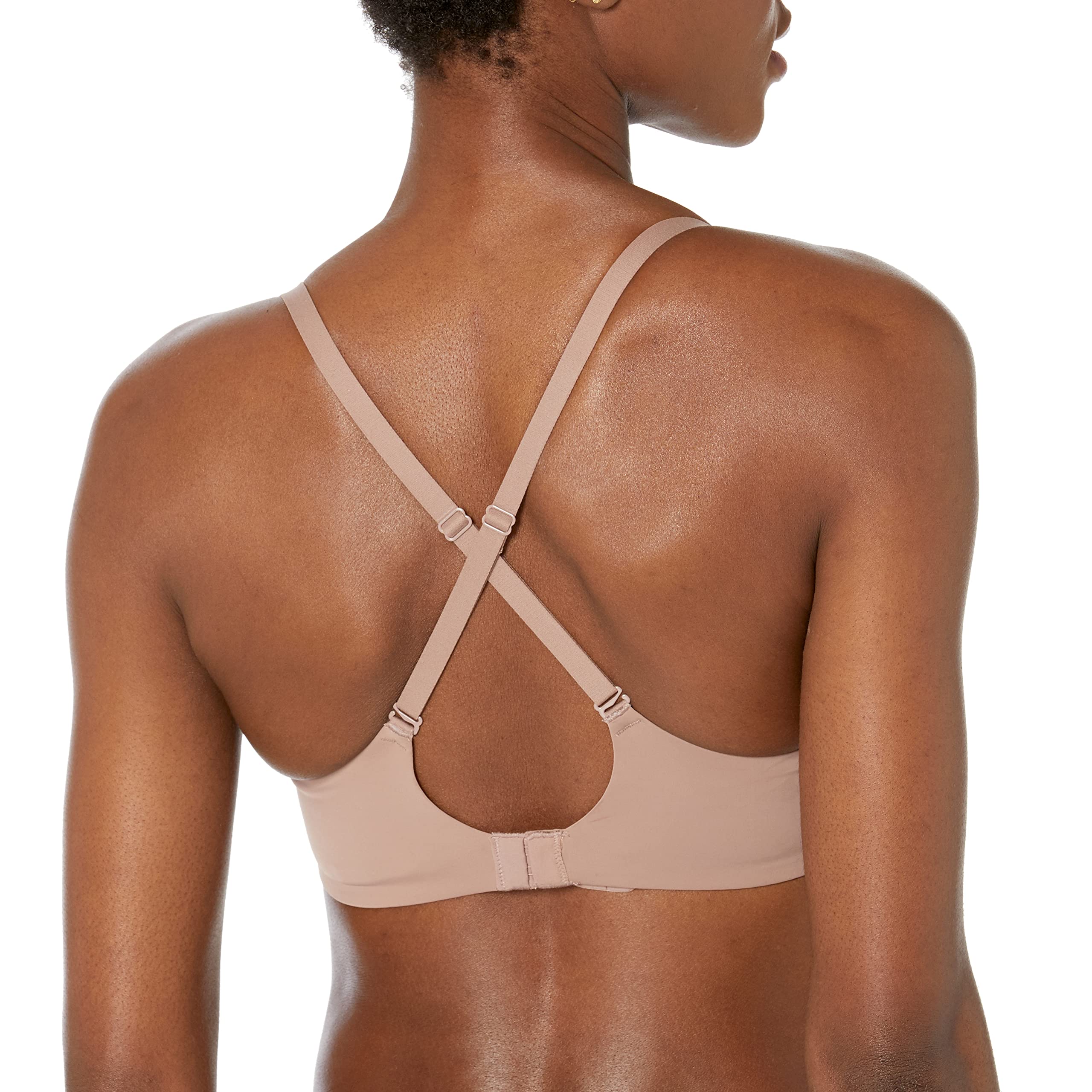 Amazon Essentials Reggiseno Leggermente Foderato Senza Ferretto Donna, Pacco da 2