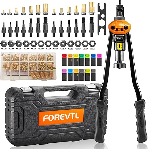 Miniatura 2 de Kit de herramientas de tuerca de remache + kit de pistola de remache pop