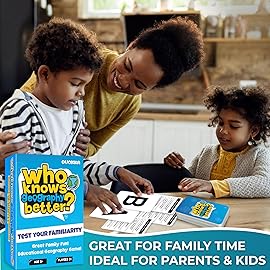 QUOKKA Who Knows Better? - Geography - Family Card Trivia Game | Fun Learning & Educational Questions for Families | Suitable for Boys & Girls