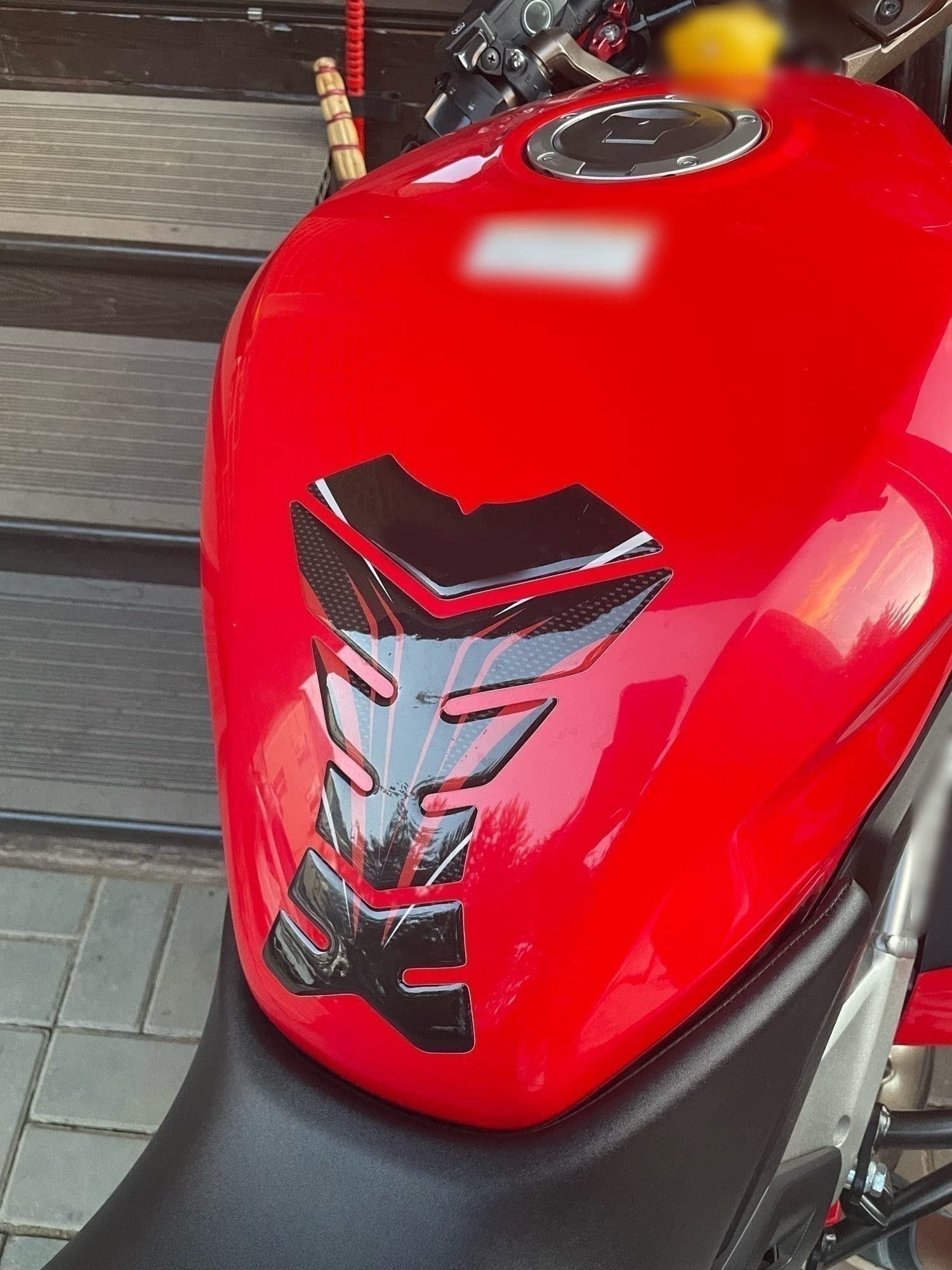 Motorfiets Brandstoftank Pad Voor HONDA NC750X NC 750X NC700 NC700X Tank Pad Decal Protector Sticker Accessoires (Color : 3