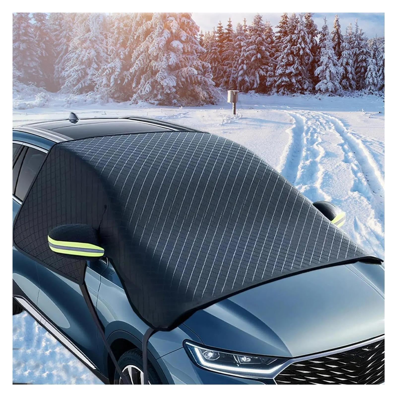 Copertura for Parabrezza da Neve in Tessuto Oxford Resistente, Protezione antighiaccio Impermeabile(Black)