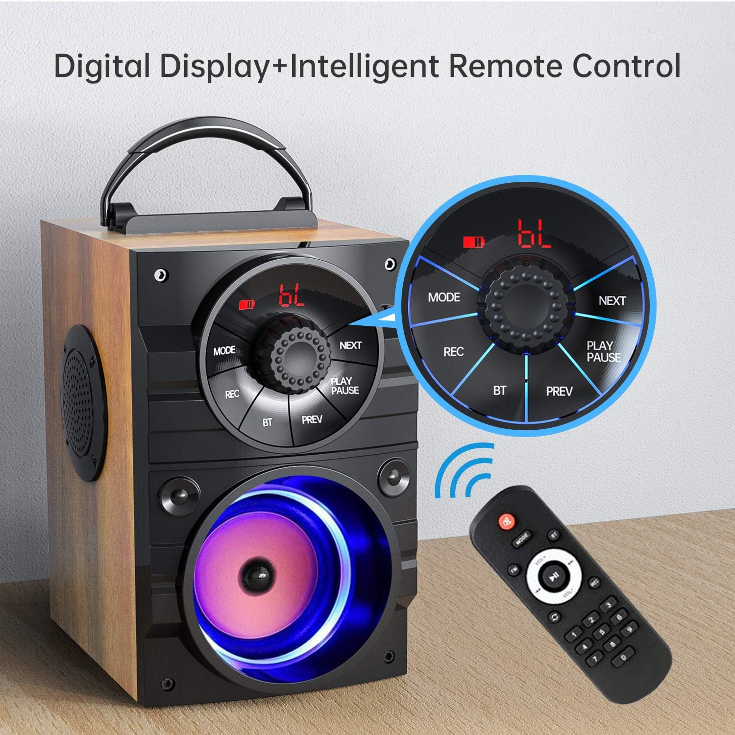 70% оƒƒ Evеrуthіng Portable Bluetooth Speakers with Subwoofer Rich Bass Wireless Stereo Outdoor/Indoor Party Speakers Support Remote Control FM Radio TF Card LCD Display for Home Party Smartphone Computer PC Buу 2 gеt 3 Portable Bluetooth Speakers with Subwoofer Rich Bass Wireless Stereo Outdoor/Indoor Party Speakers Support Remote Control FM Radio TF Card LCD Display for Home Party Smartphone Computer PC