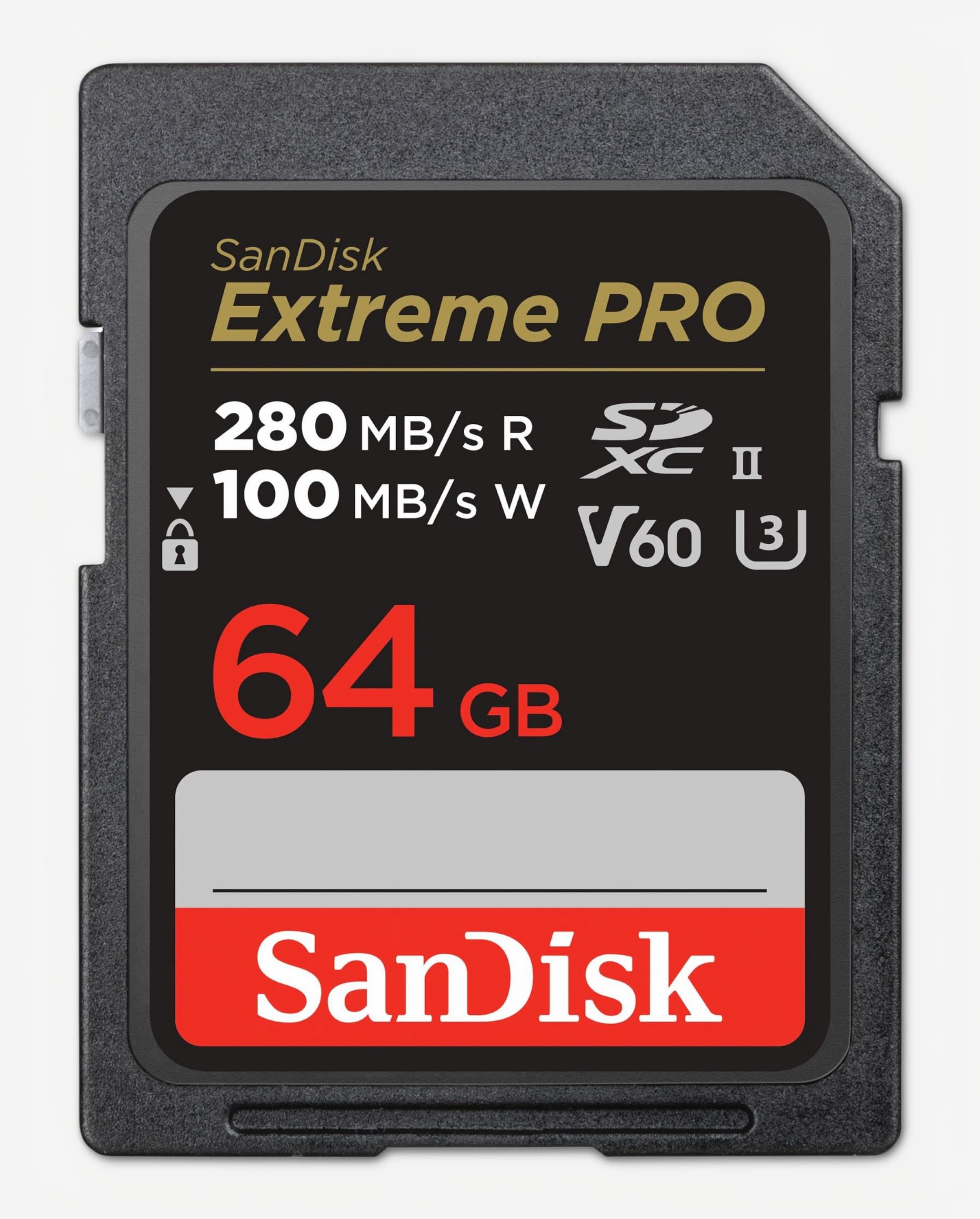 Amazon.com: SANDISK 64GB Extreme PRO SD Memory Card, Up to 280MB/s