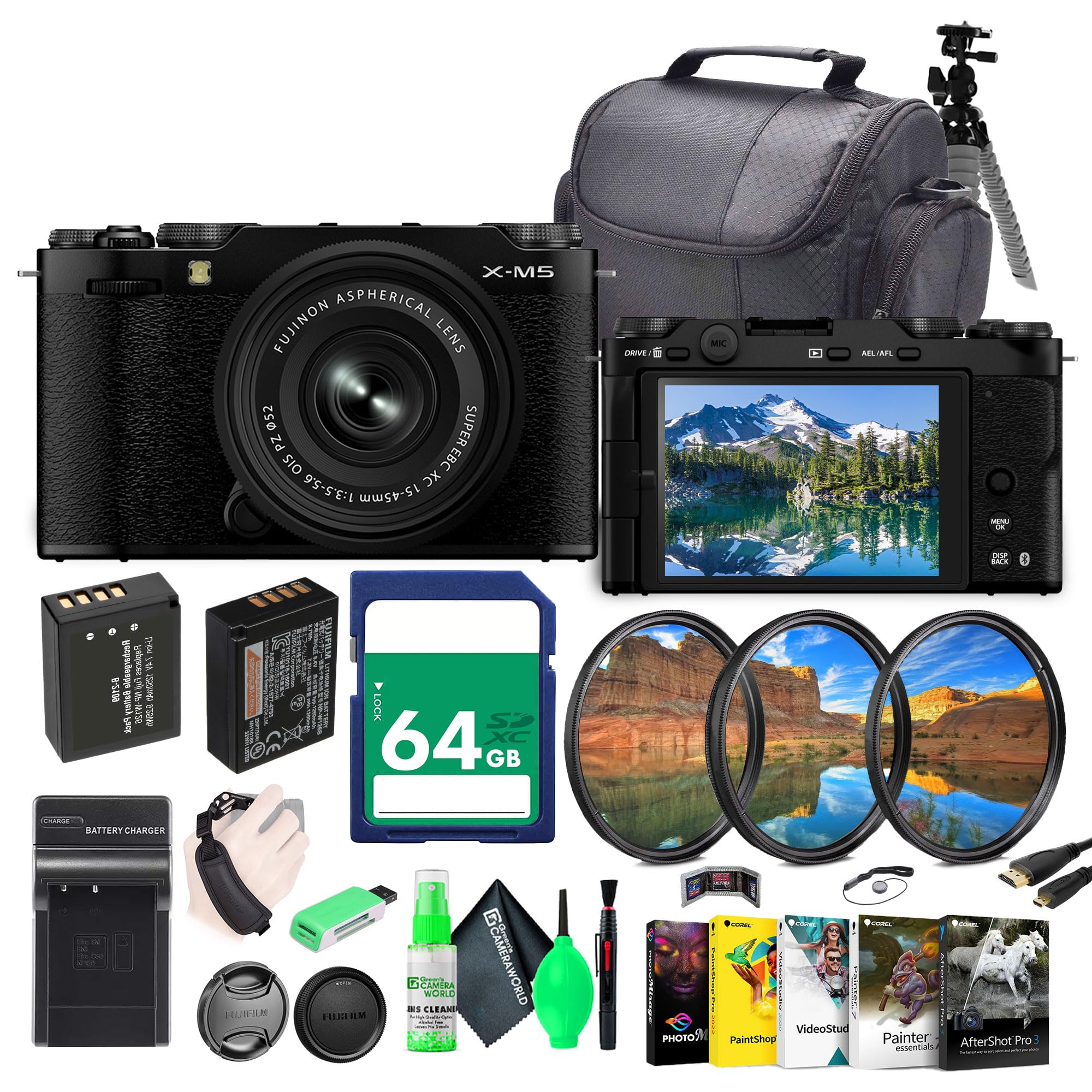 Amazon.com : Fujifilm X-M5 Mirrorless Digital Camera with Fuji XC