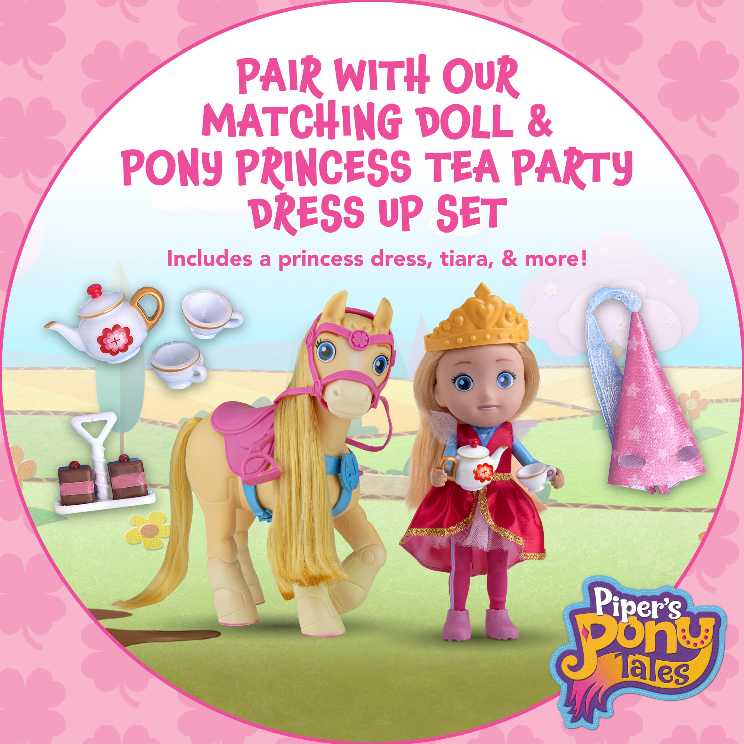 Breyer Horses Piper's Pony Tales | Casey and Tuck | Doll and Horse Toy Set | 6