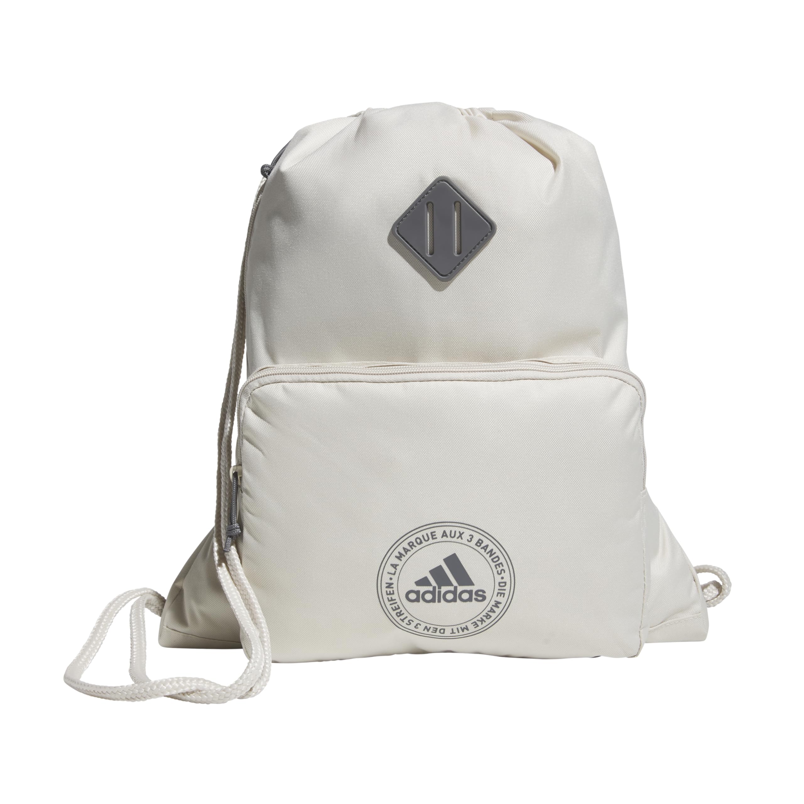 adidas Sacca unisex Classic 3s 2.0, Alumina Beige/Grigio Quattro, Taglia unica, Alumina Beige/Grigio Quattro, Taglia unica