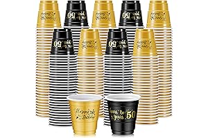 Celebrate Your 50th Grandiosely with These Commemorative Shot Glasses