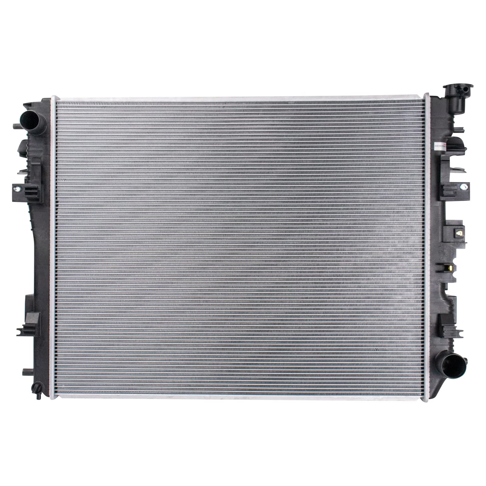 TRQ Radiator Assembly Aluminum Core 1 Row Cross Flow Compatible with 2019-2022 Ram 1500 V8 5.7L Mild Hybrid MHEV, 2022 Ram 1500 Classic V8 5.7L