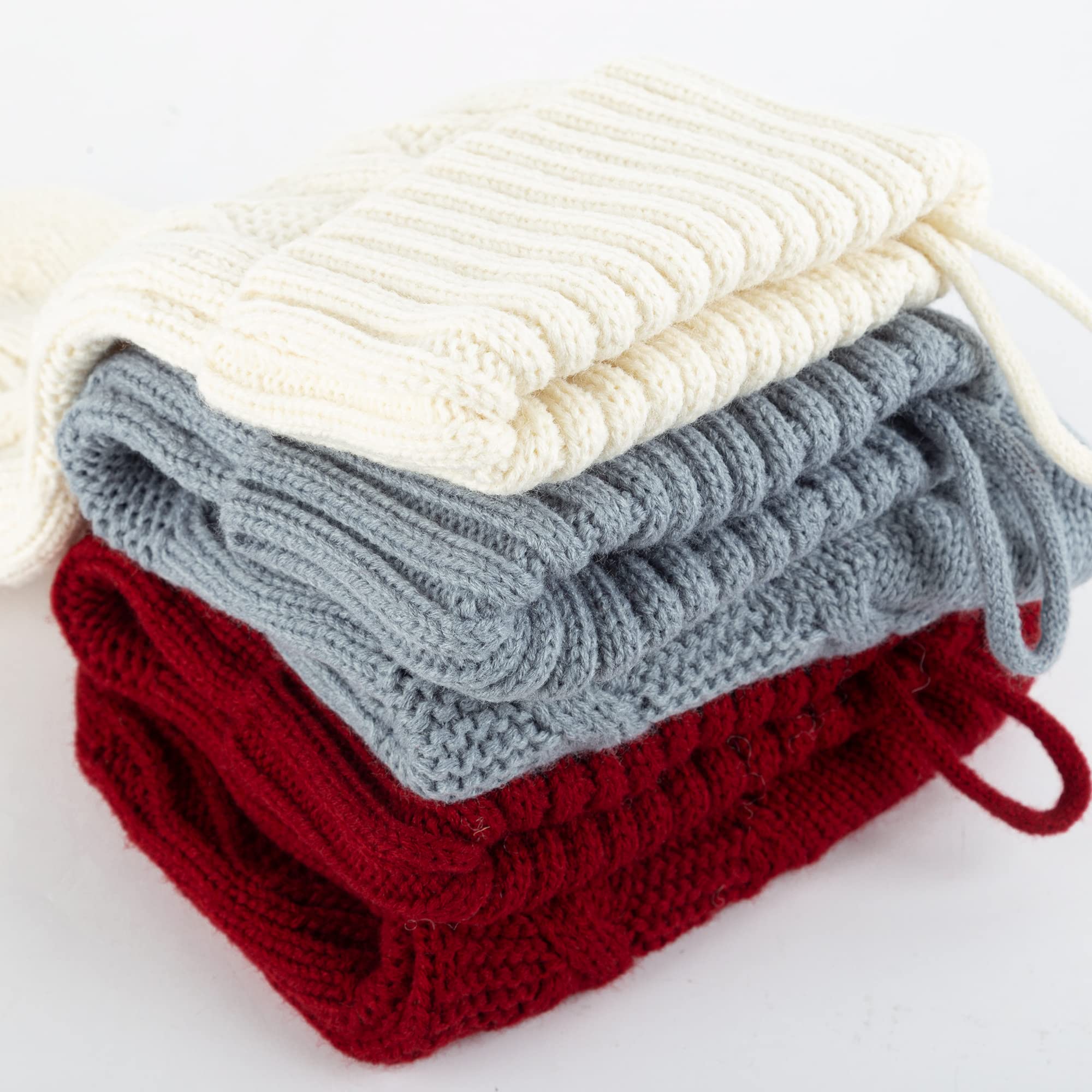 Lot De 2 Chaussettes De Noël En Laine Épaisse – Décoration Cheminée Tricotée Festive Rouge/Vert/Blanc Bas De Noël Tricotés Lot De 2 Chaussettes De Noël En Laine Épaisse – Décoration Cheminée Tricotée Festive Rouge/Vert/Blanc Bas De Noël Tricotés
