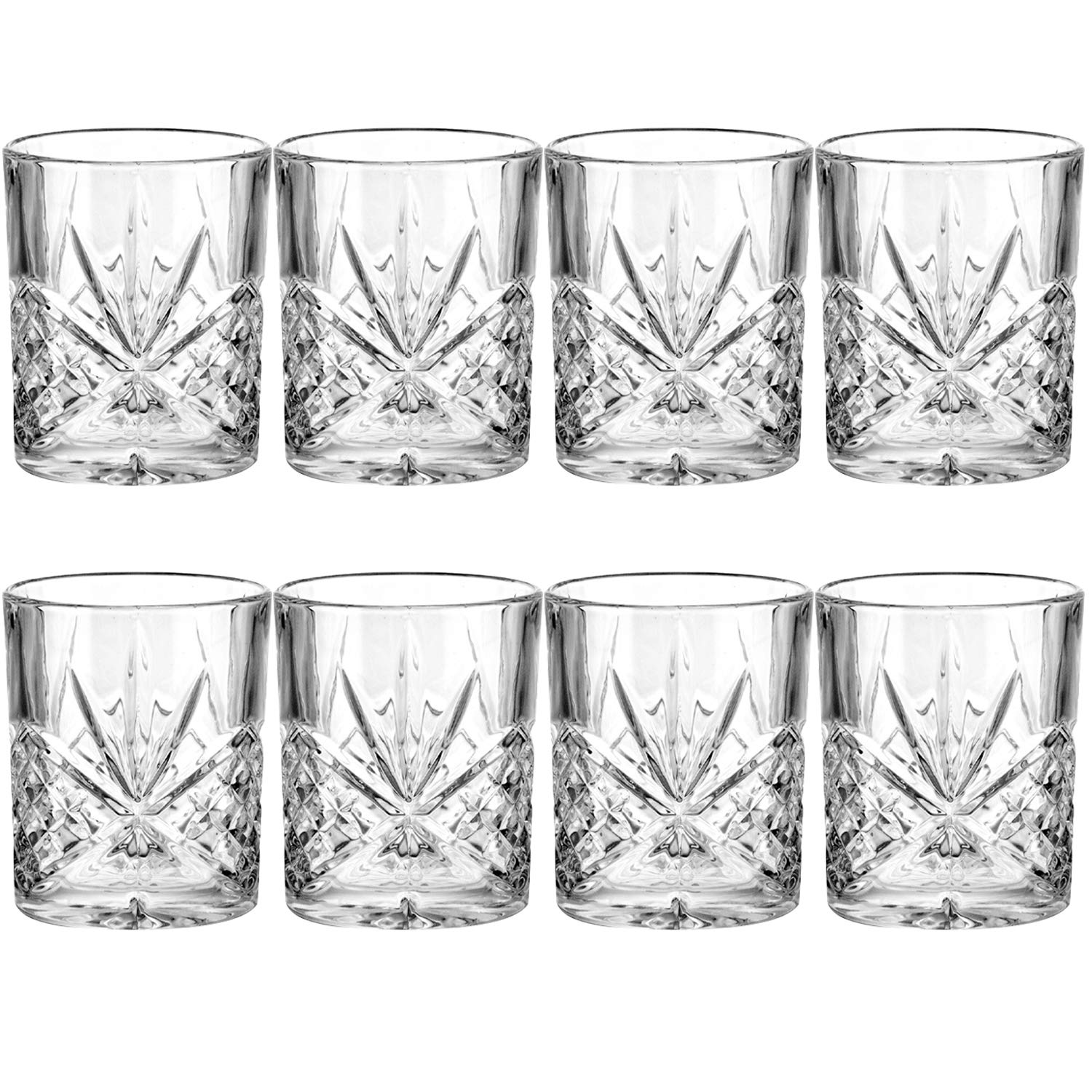 Buy Rocks Glasses 11 oz,Snifters Round Clear Drinking Glass,Whisky