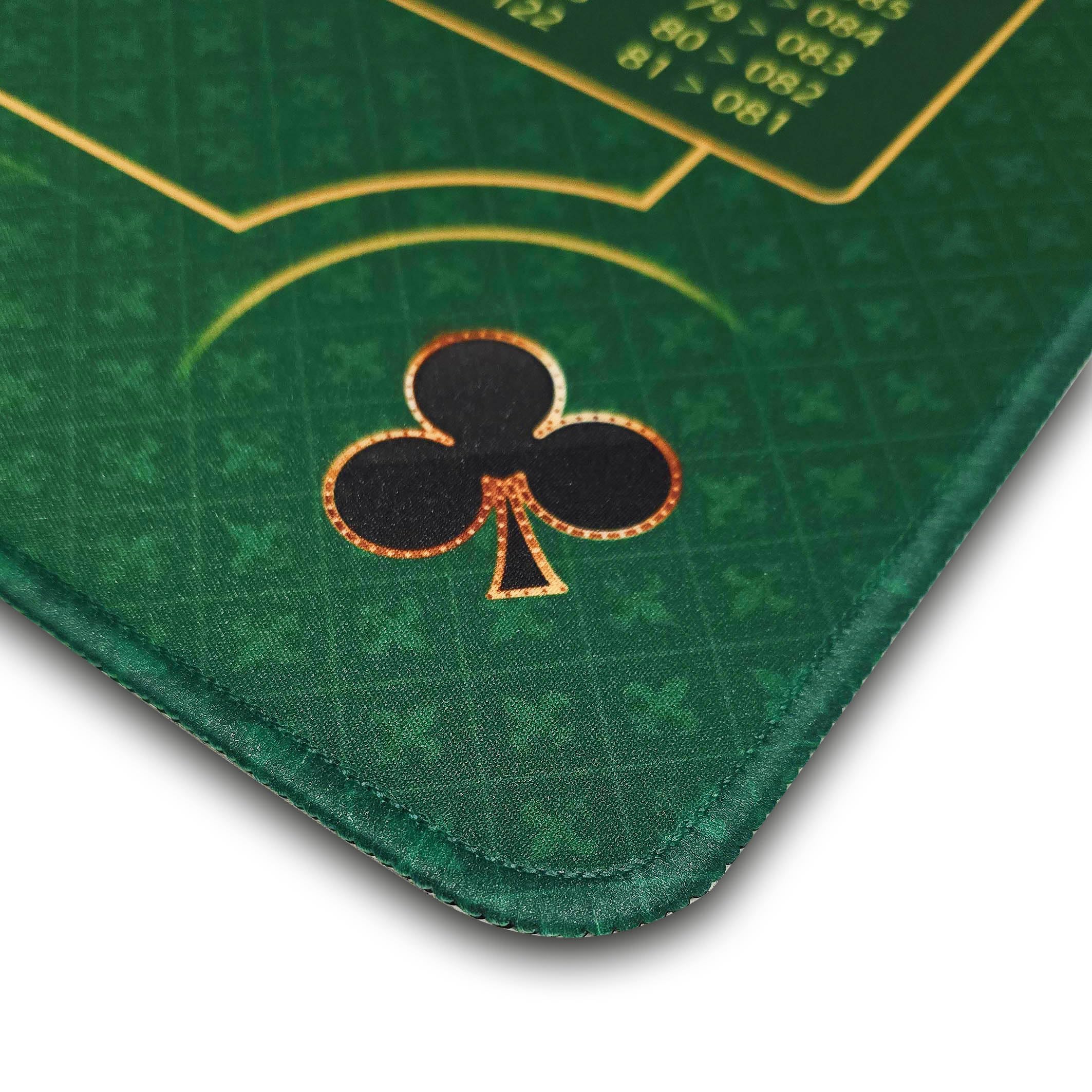 MTJ - Tapis Belote Prestige Classic Galonné - 60x60cm - Matière Jersey Néoprène - Fabrication Française
