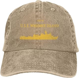 LSD 41 USS Whidbey Island Unisex Sandwich Cap Denim Hats Baseball Cap Adult Hat