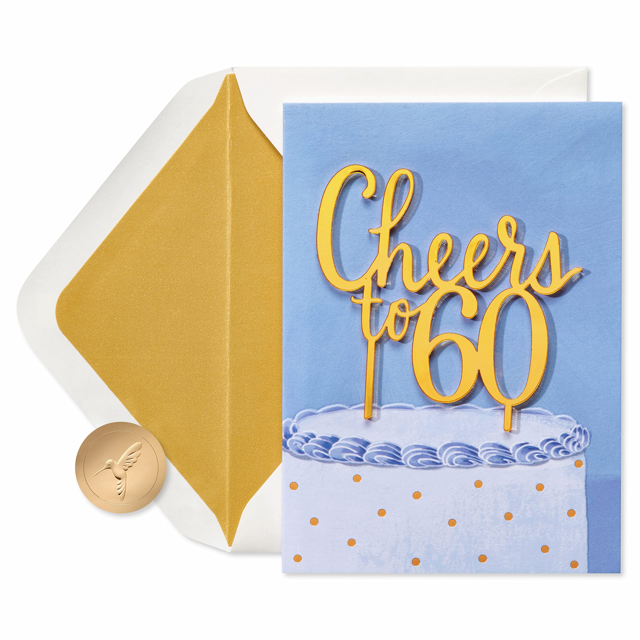 Papyrus 60th Birthday Card (Milestone Birthday)