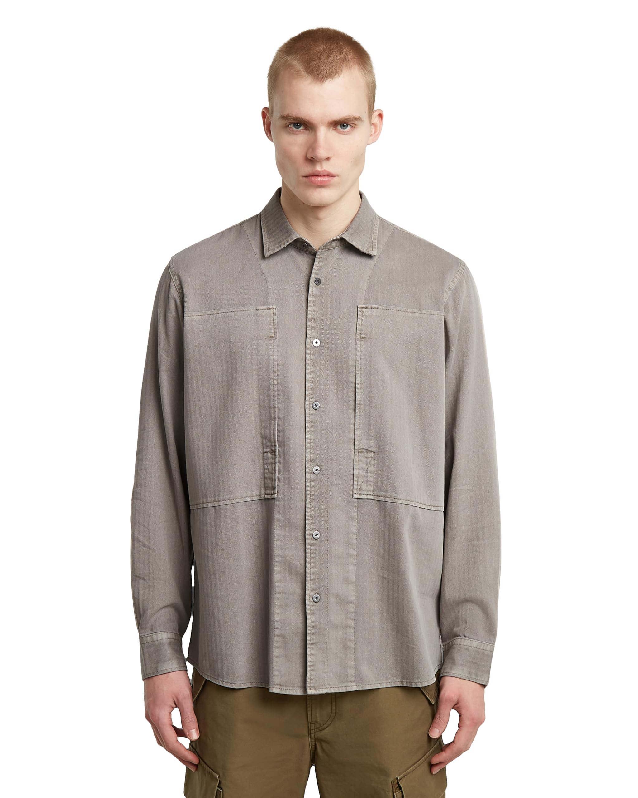 G-Star Herren Panelled Pkt Regular Shirt Ls Shirt