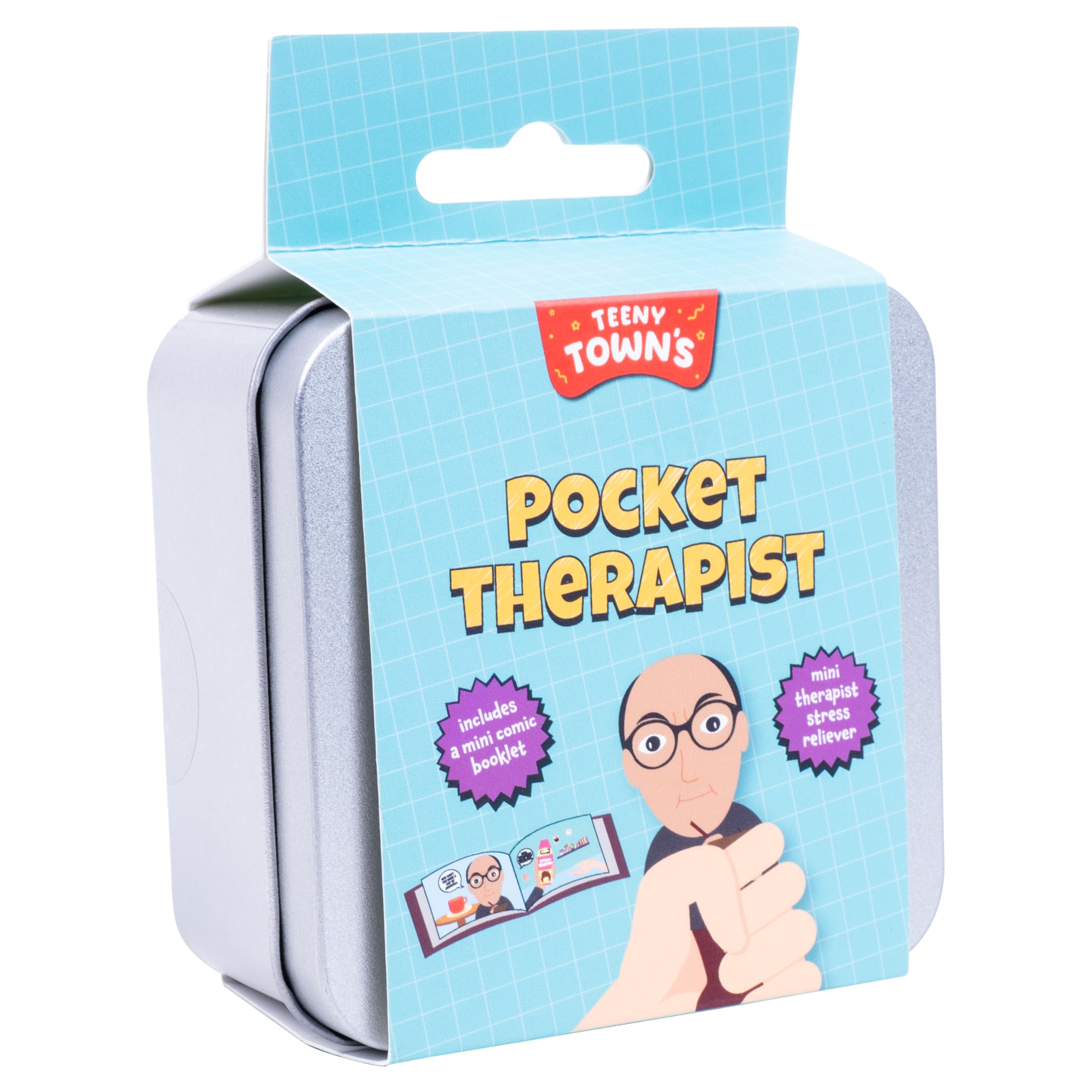 Amazon.com: Teeny Town Pocket Therapist Stress Squeezer Fidget Toy