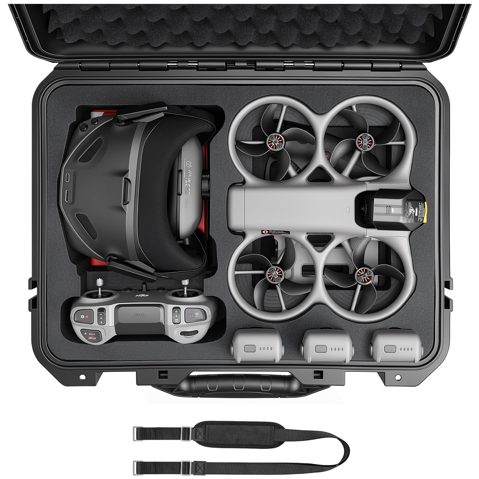 FPVtosky Waterproof Hard Case for DJI Avata 360 Motion Fly More