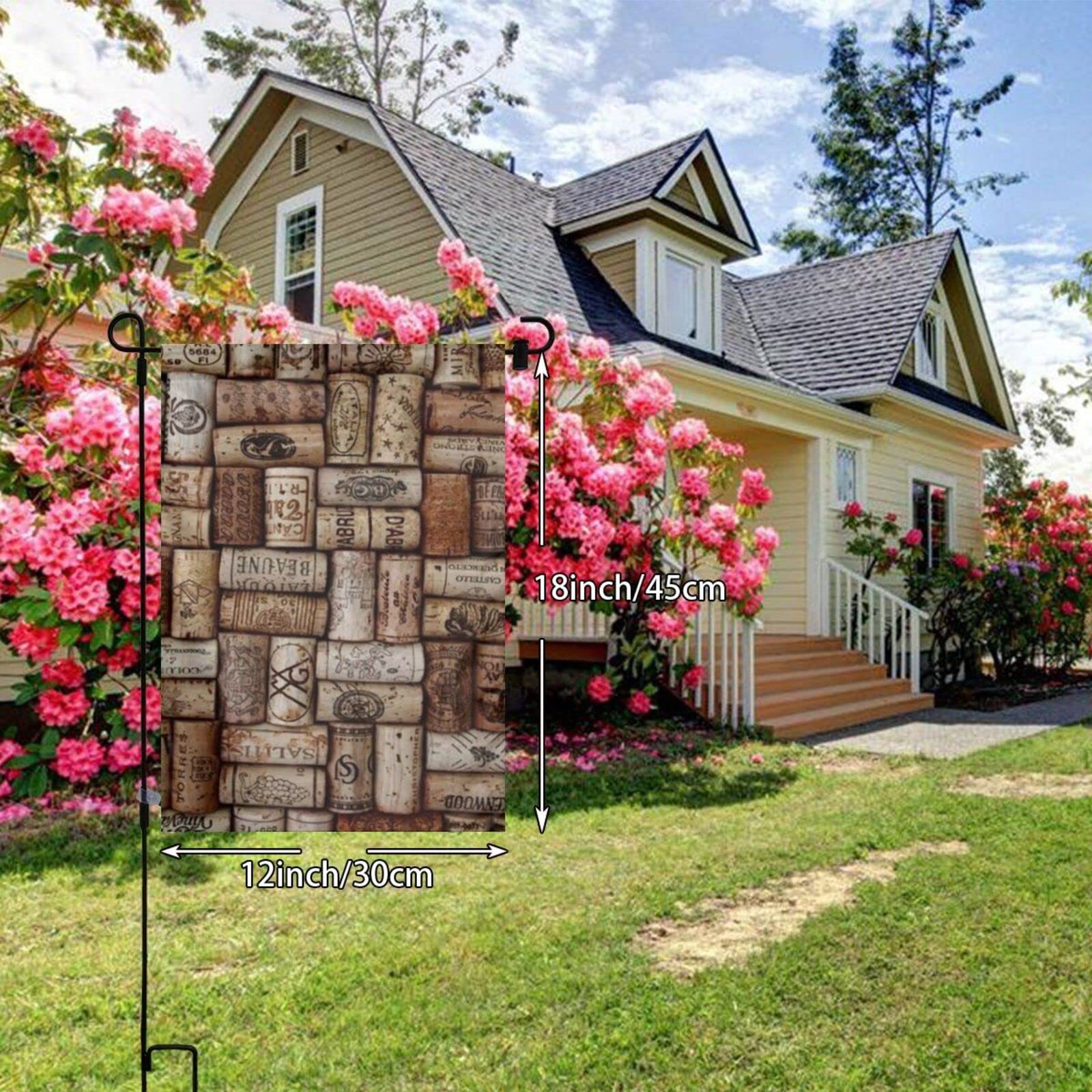 ガーデンフラッグ 屋外用 12x18インチ 両面 庭の旗 クリスマスガーデンフラッグ 秋の庭の旗 農家 小さな季節の庭の旗 アウトド Amazon.co.jp: ワインコルク 季節の庭の旗 小さな庭の旗 休日 屋外装飾 12x18インチ : DIY・工具・ガーデン