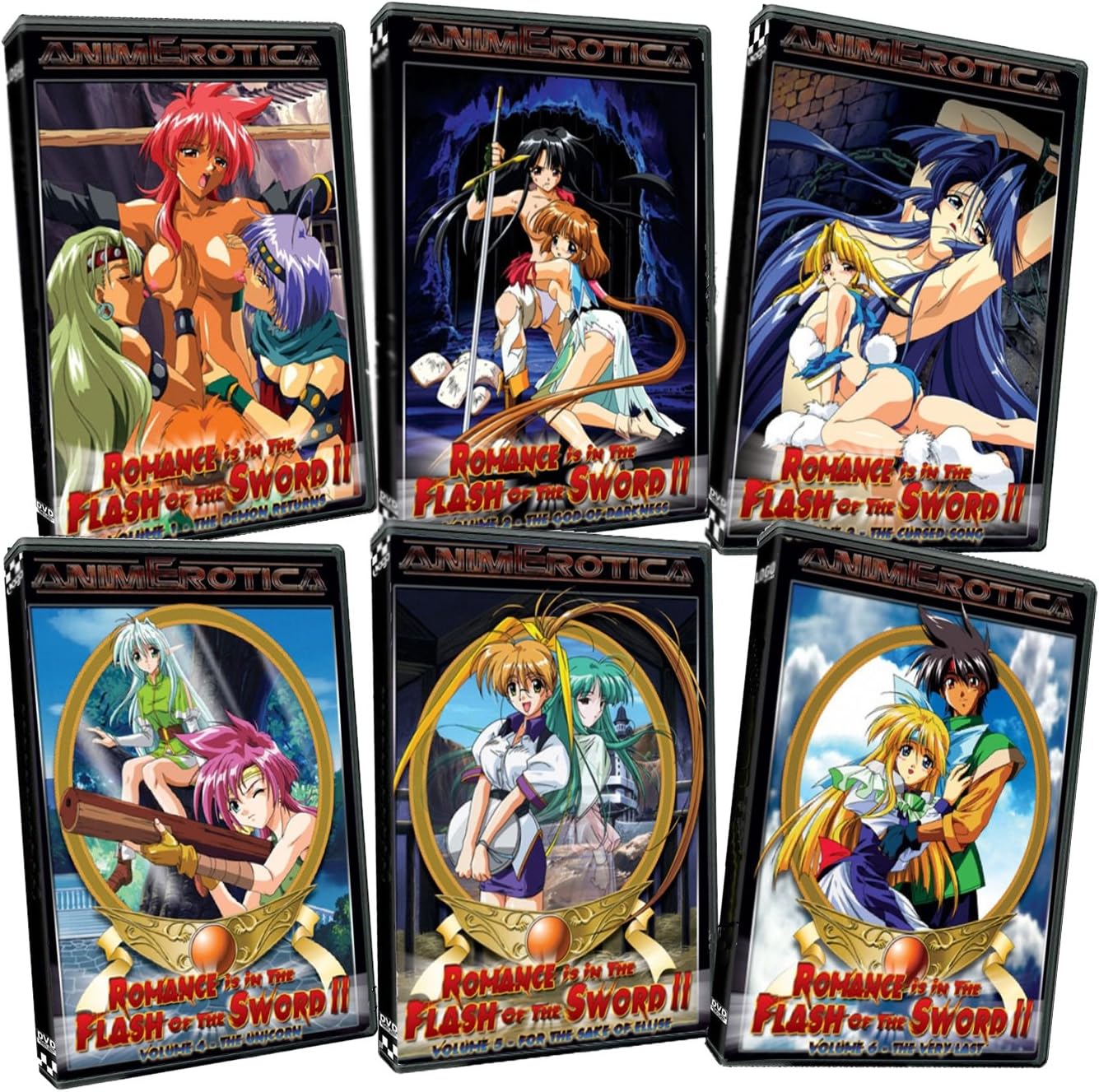Romance is in the Flash of the Sword II, Episode 1-6 - Complete OVA - 6 DVD set