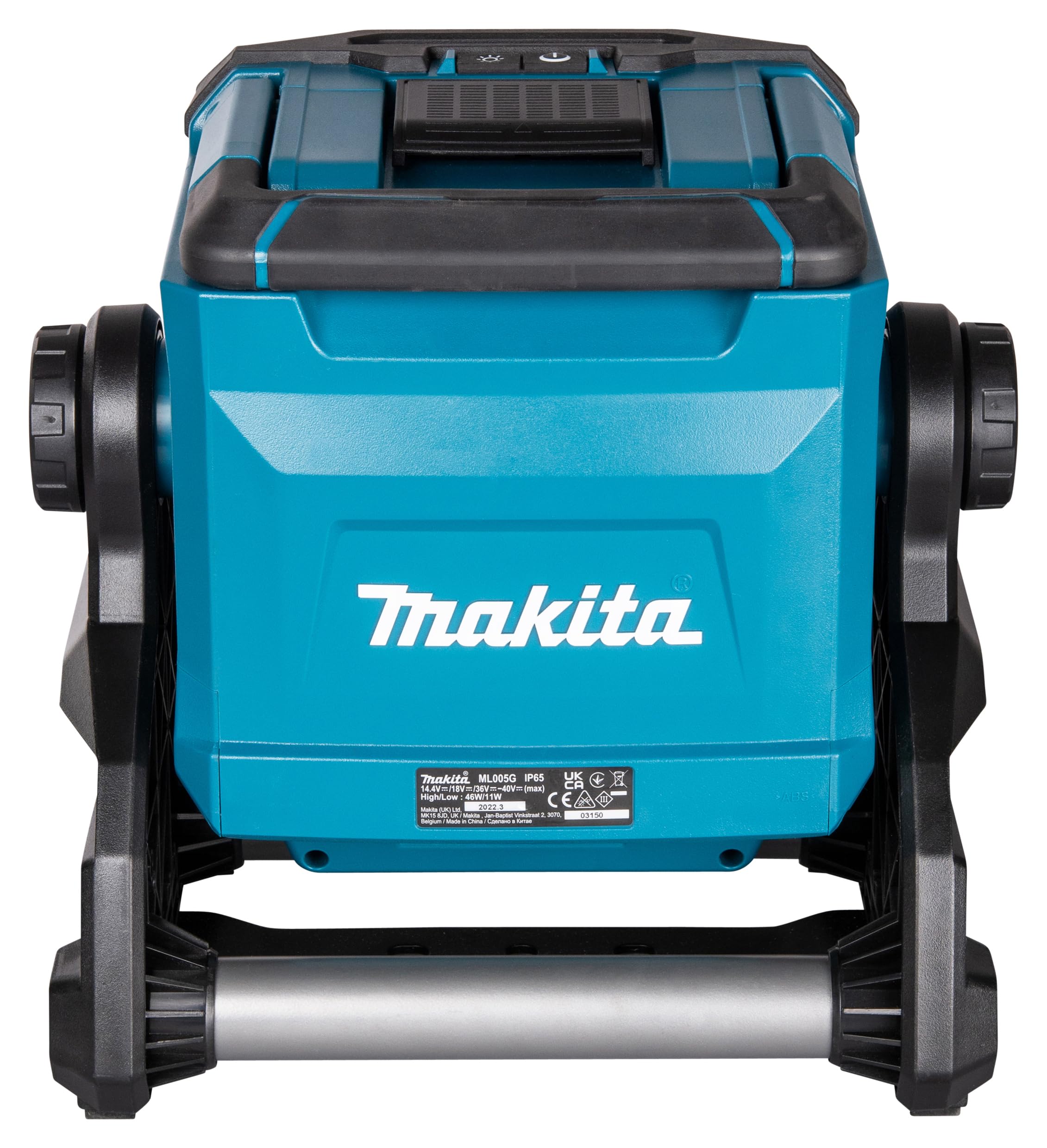 Makita ML005G 40V Max Li-on XGT Luz de trabajo inalámbrica - Baterías y cargador no incluidos