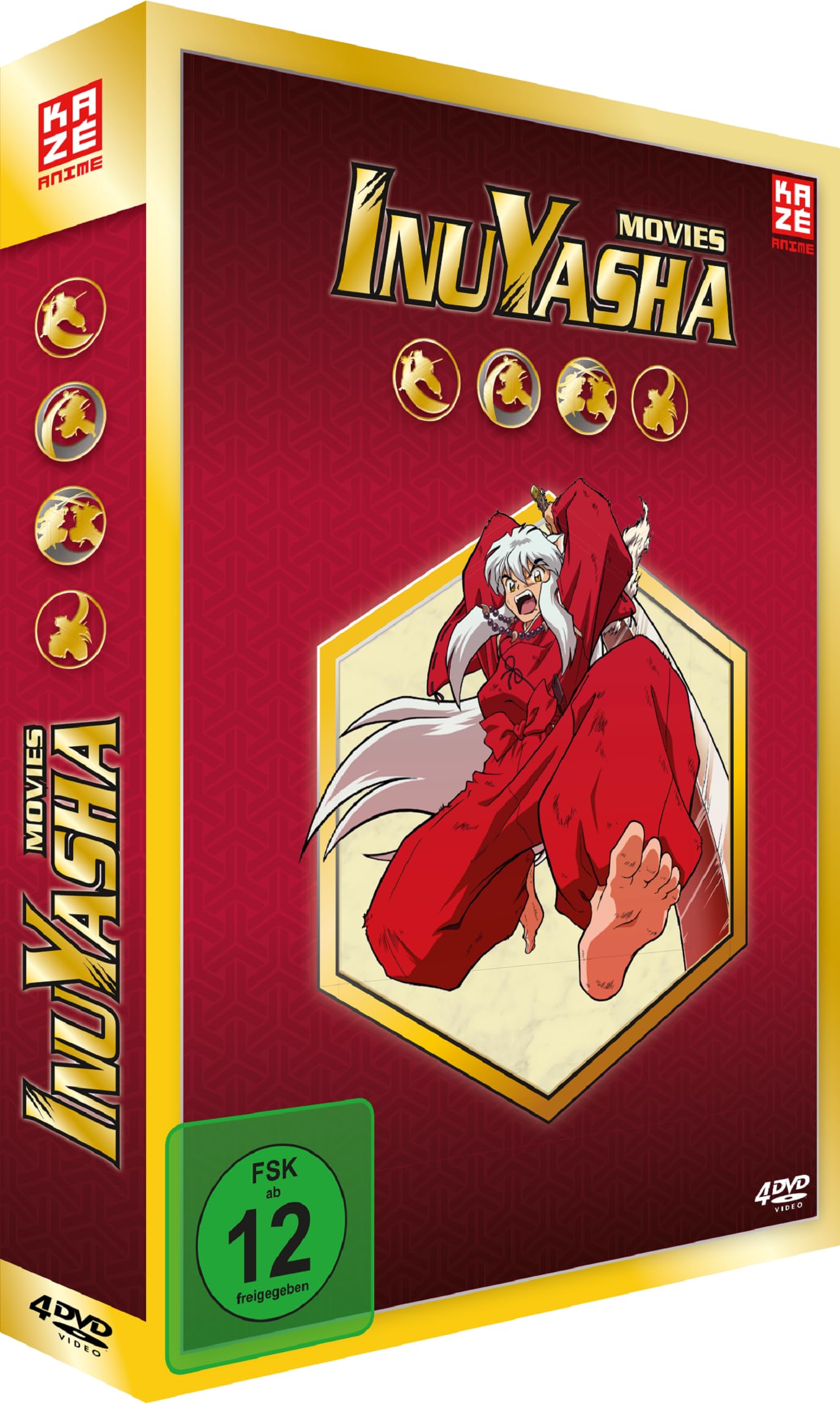 InuYasha DVD-Boxset mit 4 DVDs