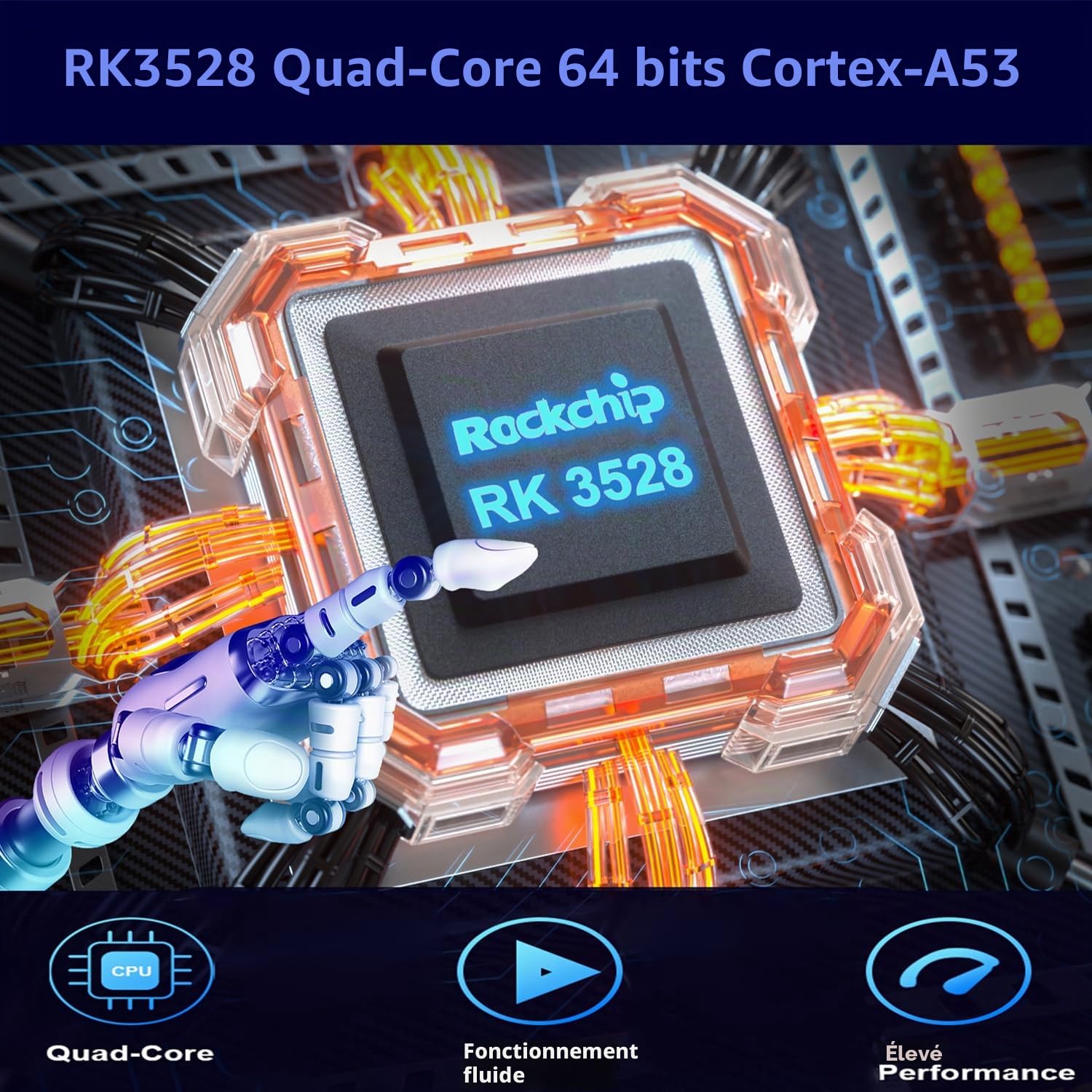 Android TV Box,X13 Android 13.0 4GB RAM 32GB ROM RK3528 Quad-Core 64bit Cortex-A53 Mali 450 MP2 GPU Support 8K 3D 1080P 2.4/5.0GHz WiFi BT5.0 10/100M Ethernet DLNA HDMI 2.0 H.265 Smart TV Box