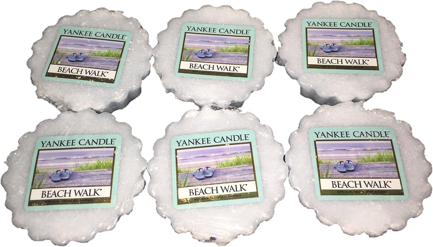 Amazon.co.jp Yankee Candle Lot of 6ビーチウォークTartsワックスMelts ホーム＆キッチン