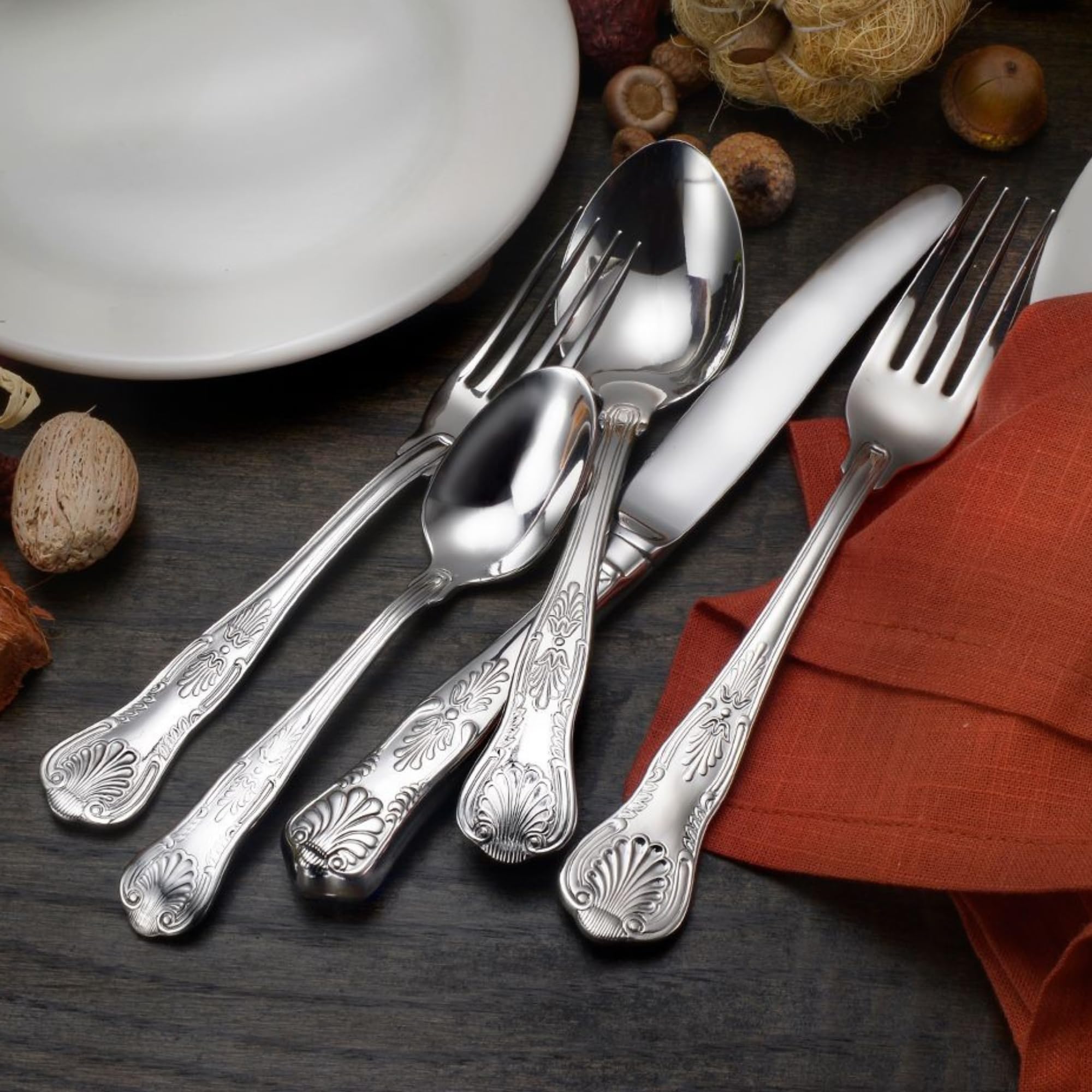 Amazon.com | Liberty Tabletop Sheffield 20 Piece Flatware Set