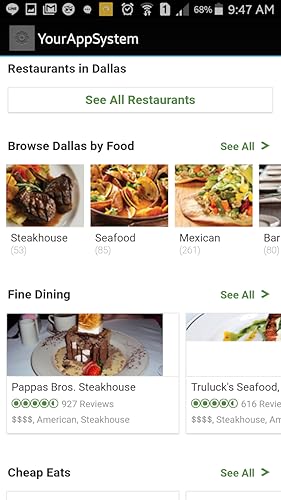Restaurants in Dallas, US!