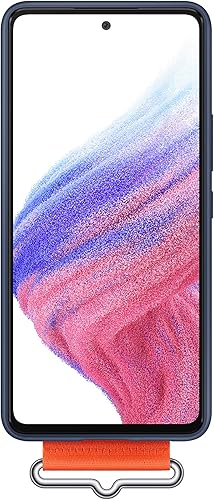 Miniatura 2 de SAMSUNG Funda de silicona para Galaxy A53 5G con correa, protectora y respetuosa con el medio ambiente, agarre suave, acabado mate, versión