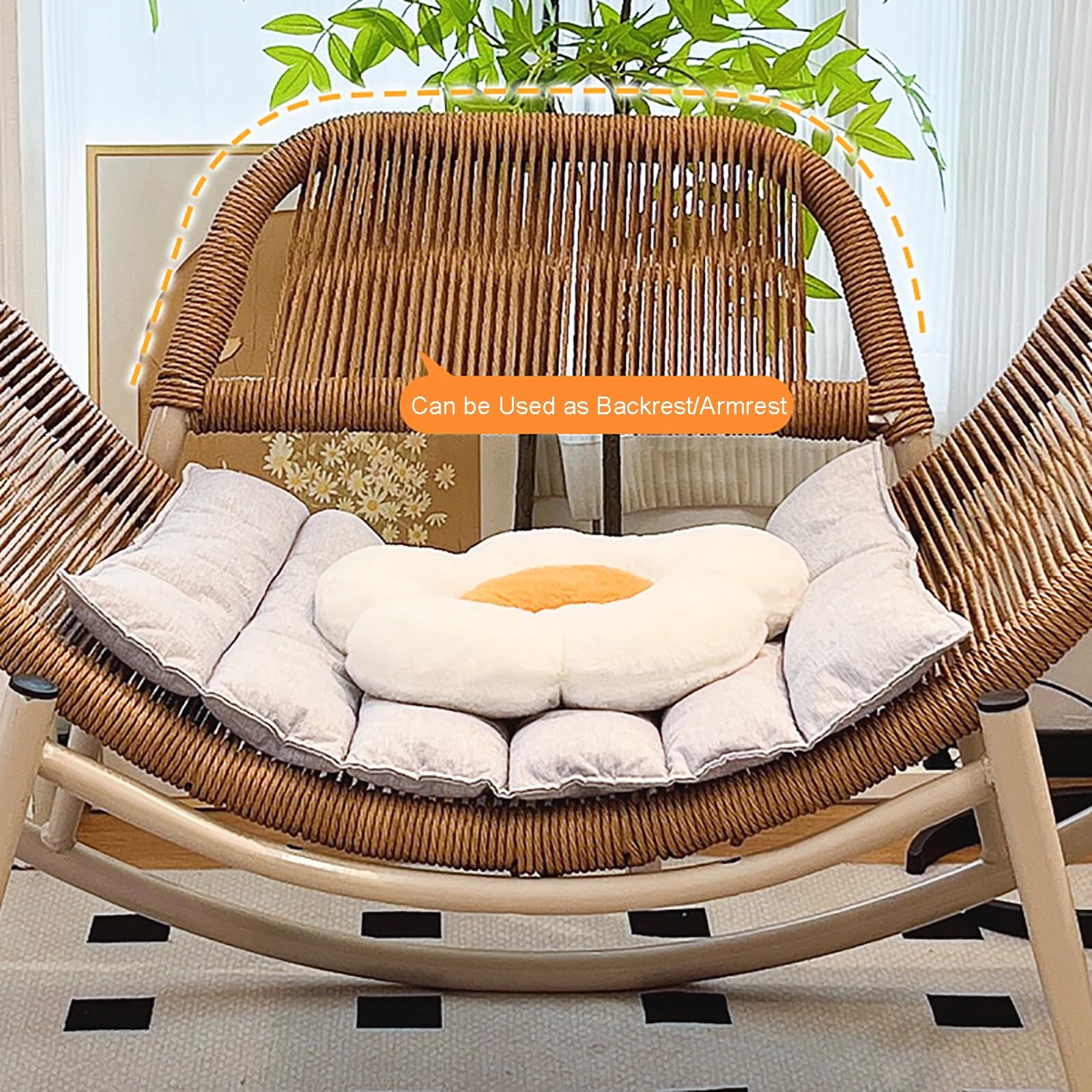 Amazon｜ロッキングチェア アウトドア、PE ラタン ロッキングチェア