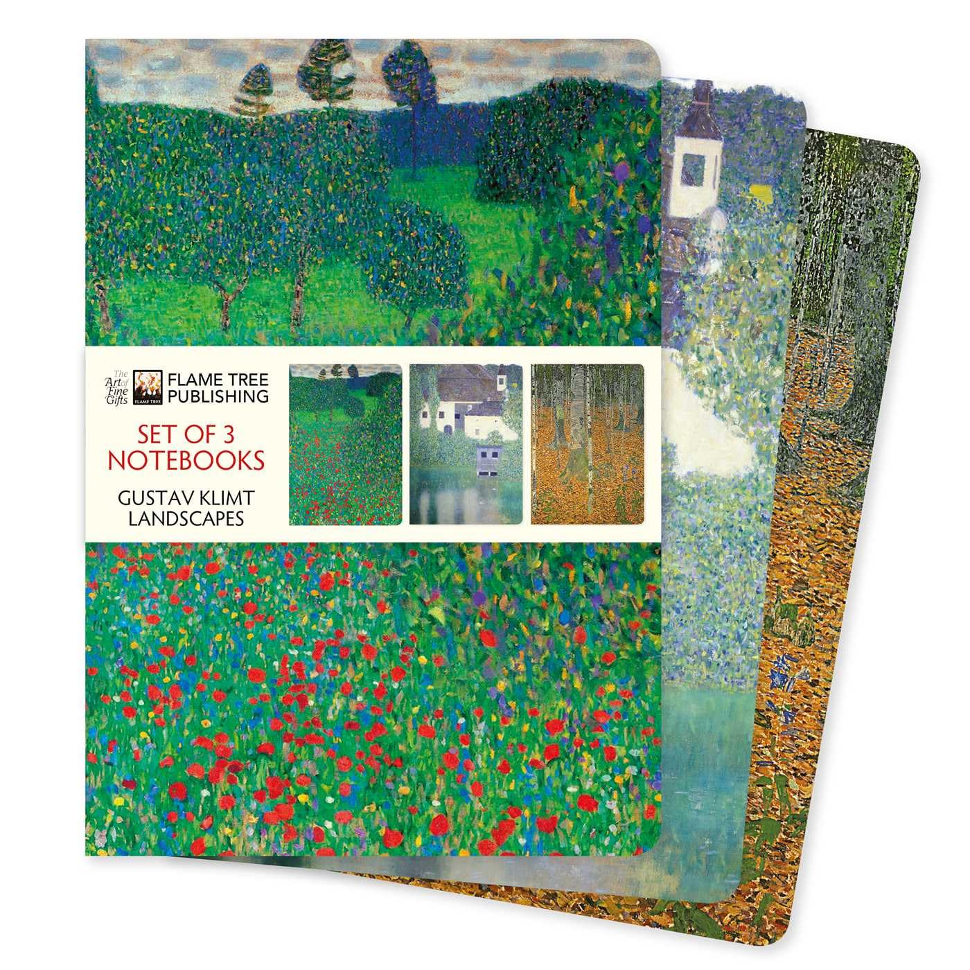 Gustav Klimt: Landscapes Set of 3 Standard Notebooks (Standard Notebook Collection)