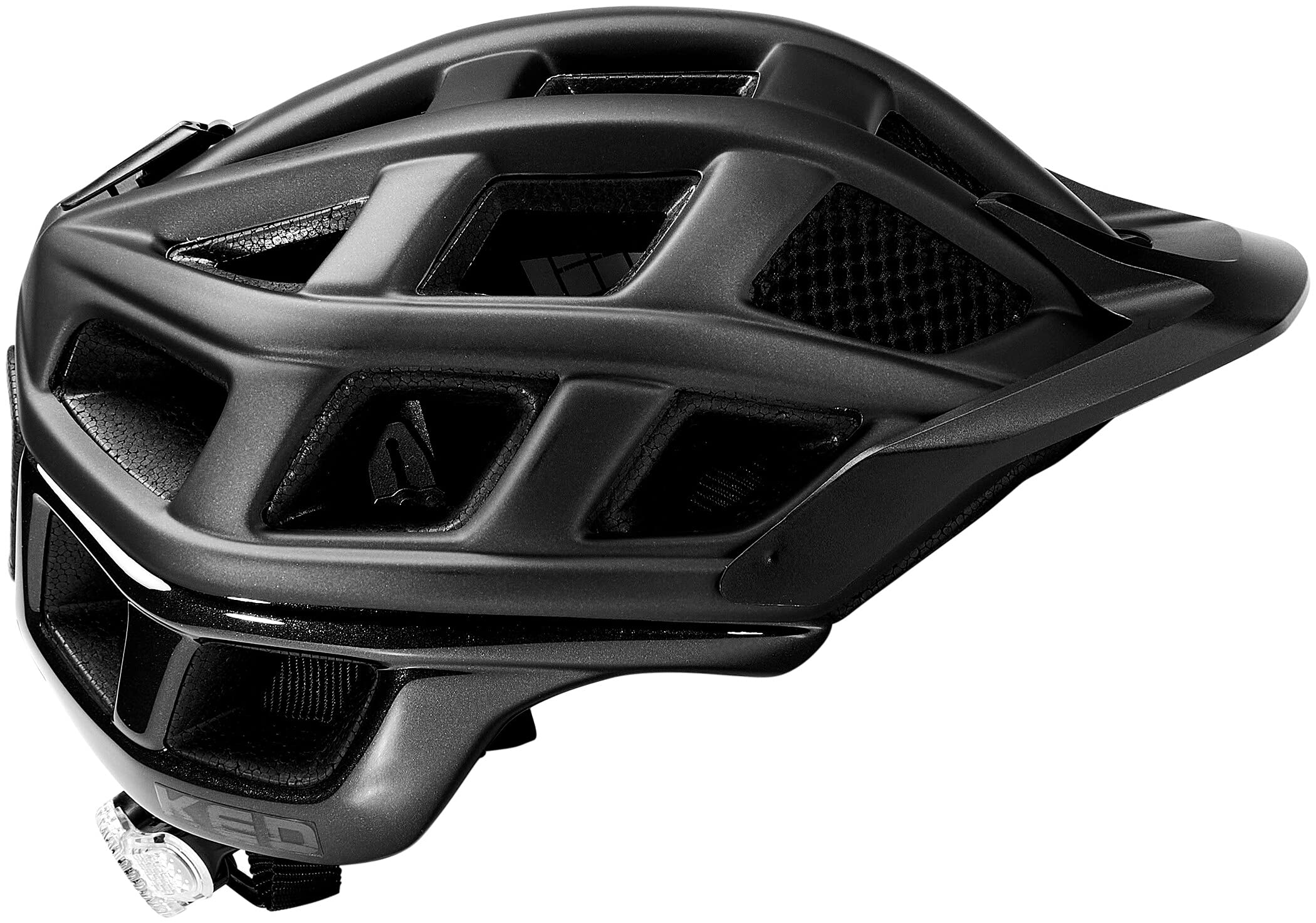 KED Crom, Casco da Bicicletta Unisex, Nero Opaco, M (52-58cm)