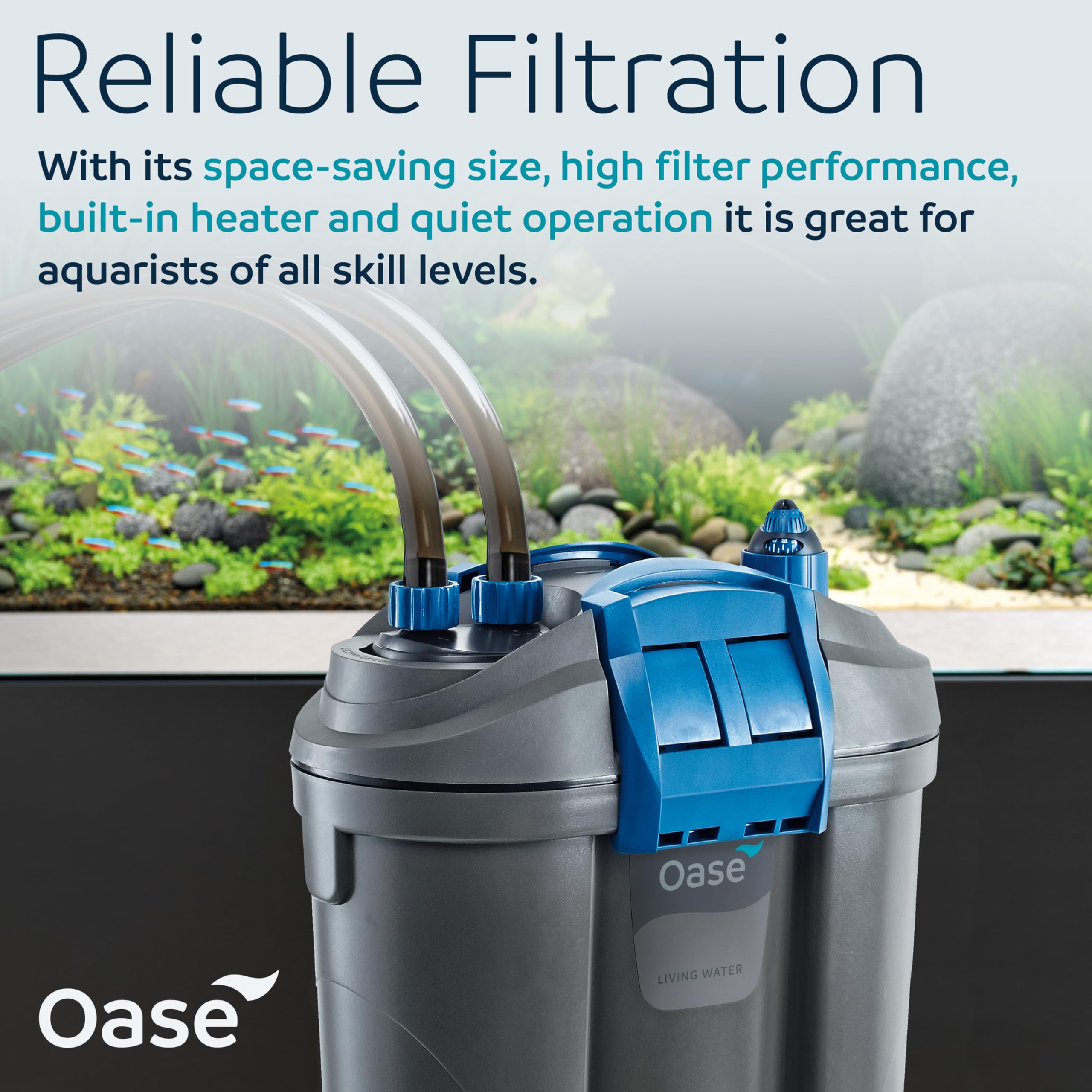 OASE Indoor Aquatics Filtosmart Thermo 100, Black : Amazon.ca: Pet