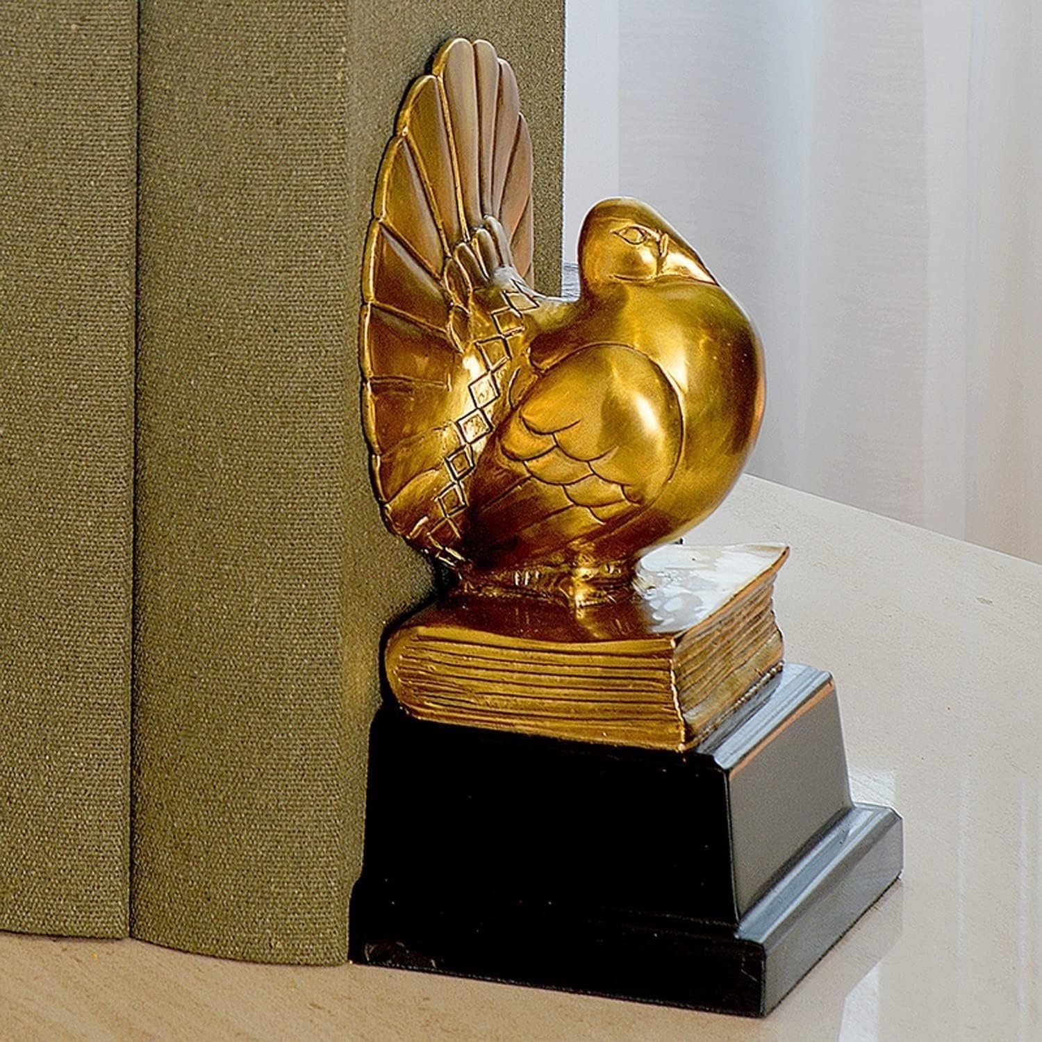 Reggi Libri, Fermalibri Fermalibri Decoro a forma di uccello in ottone lusso per tenere libri Tappi per fatti a mano per carichi pesanti Ufficio Casa Scrivania