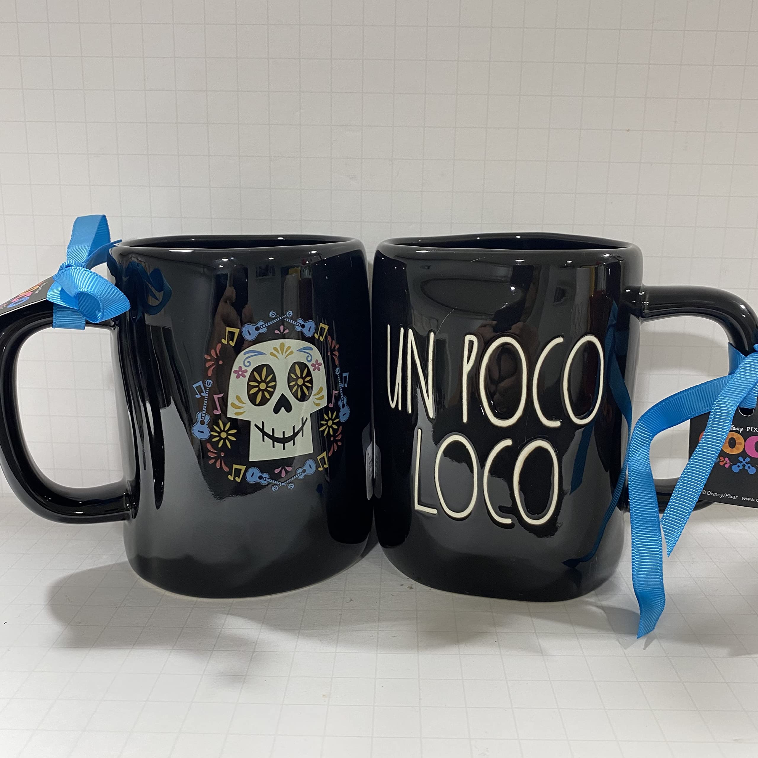 Amazon Com Rae Dunn Un Poco Loco Mug Ceramic Halloween Disney Pixar Series Home Kitchen