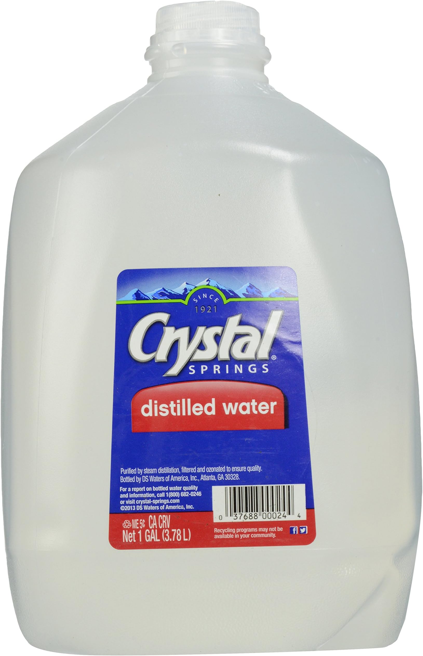 Crystal Springs Distilled Water, Gallon
