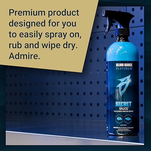 Miniatura 8 de Bling Sauce Platinum Secret Sauce, el mejor recubrimiento en aerosol para superficies pintadas, automóviles, camiones, motocicletas de cerámica de