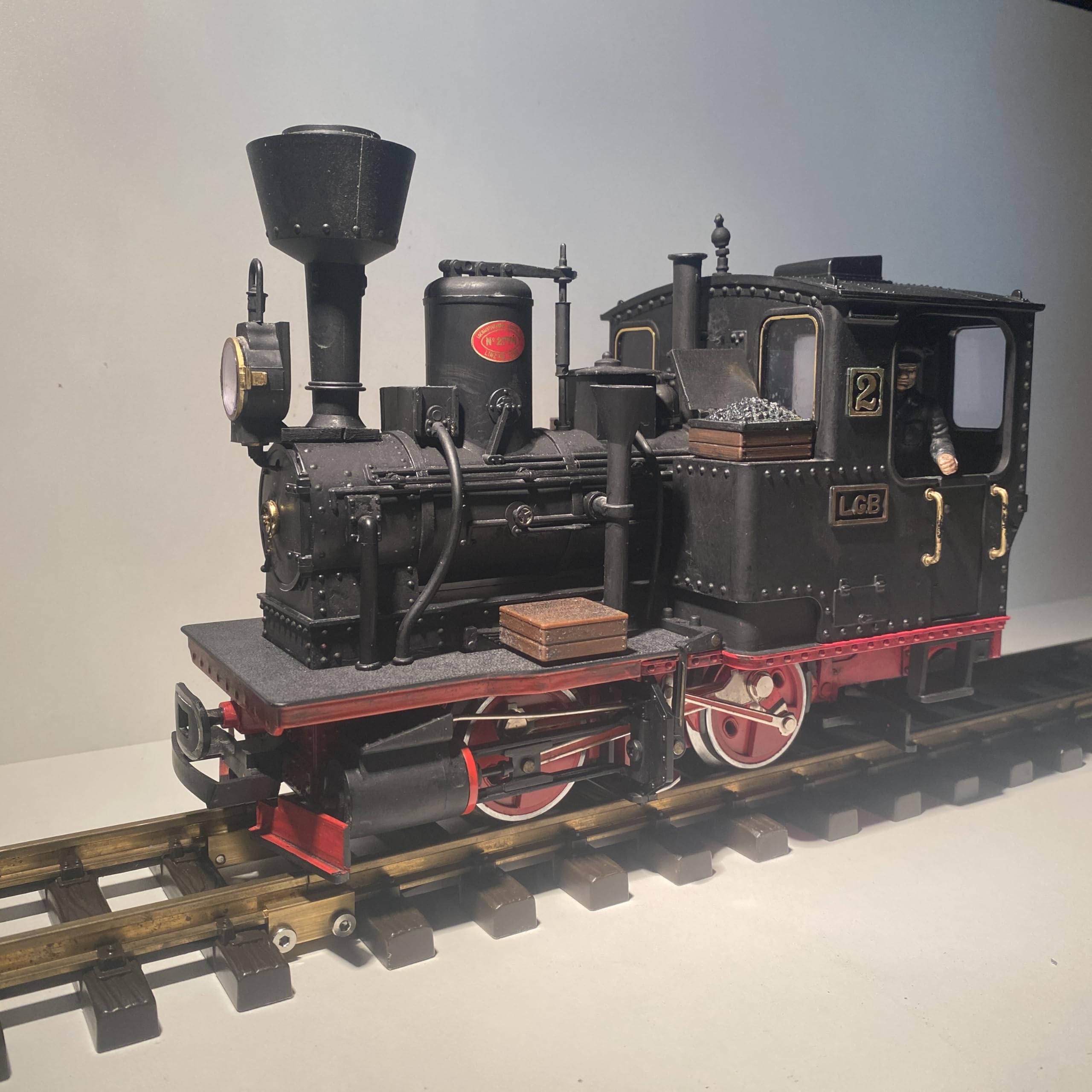 Generisch Suitable for LGB Stainz Steam Locomotive Gauge G / 1:22.5 Conversion Kit, Black, Model Railway Conversion Kit, 16.5 mm Track, Made in Germany