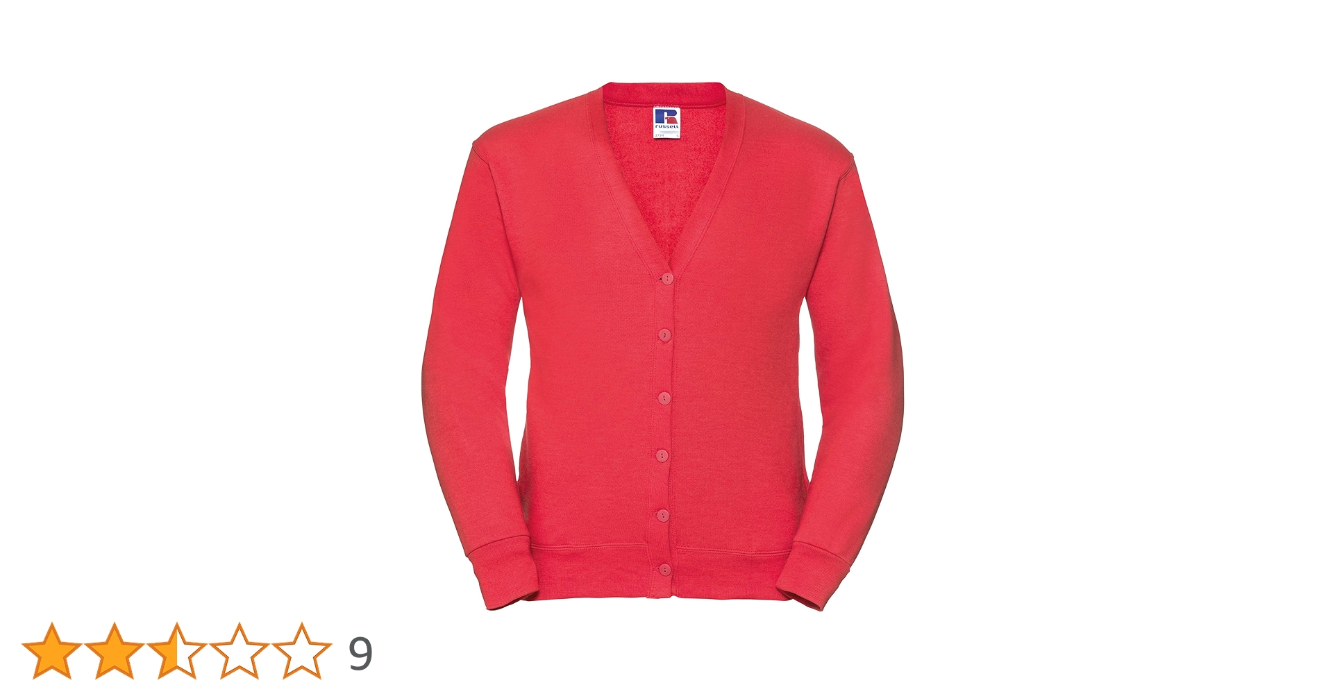 Russell Workwear Mens Sweatshirt Cardigan (XS) (Light Oxford