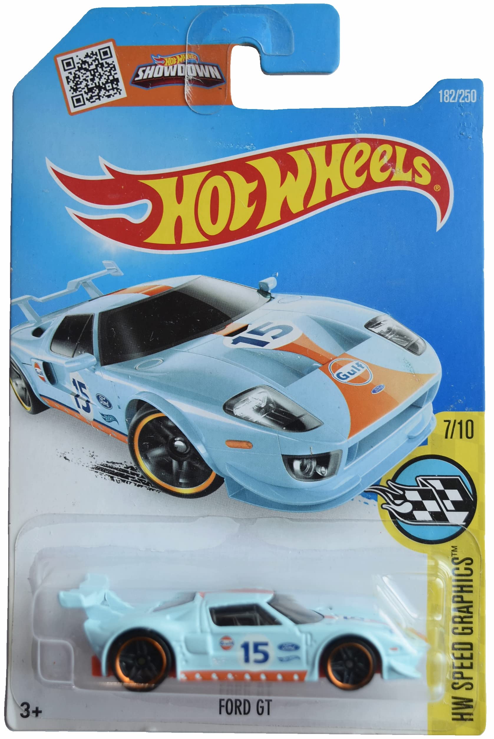 ホットウィール フォード GT ビンテージ レーシング Amazon.com: Hot Wheels Ford GT, HW Speed Graphics 7/10 [Blue
