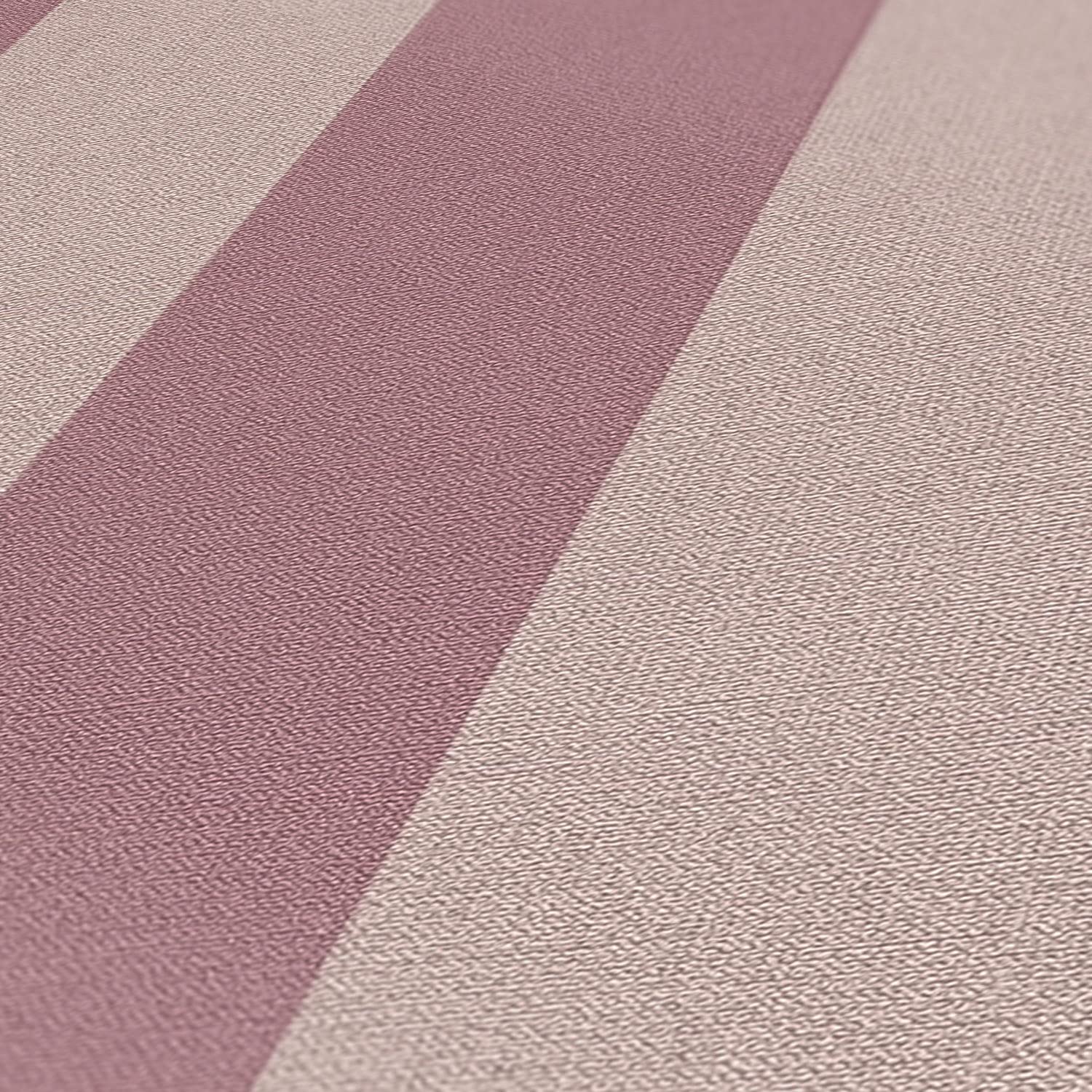 A.S. Création Wallpaper Stripes Purple Grey Brown, Wallpaper Country House Style 386654 - Image 4