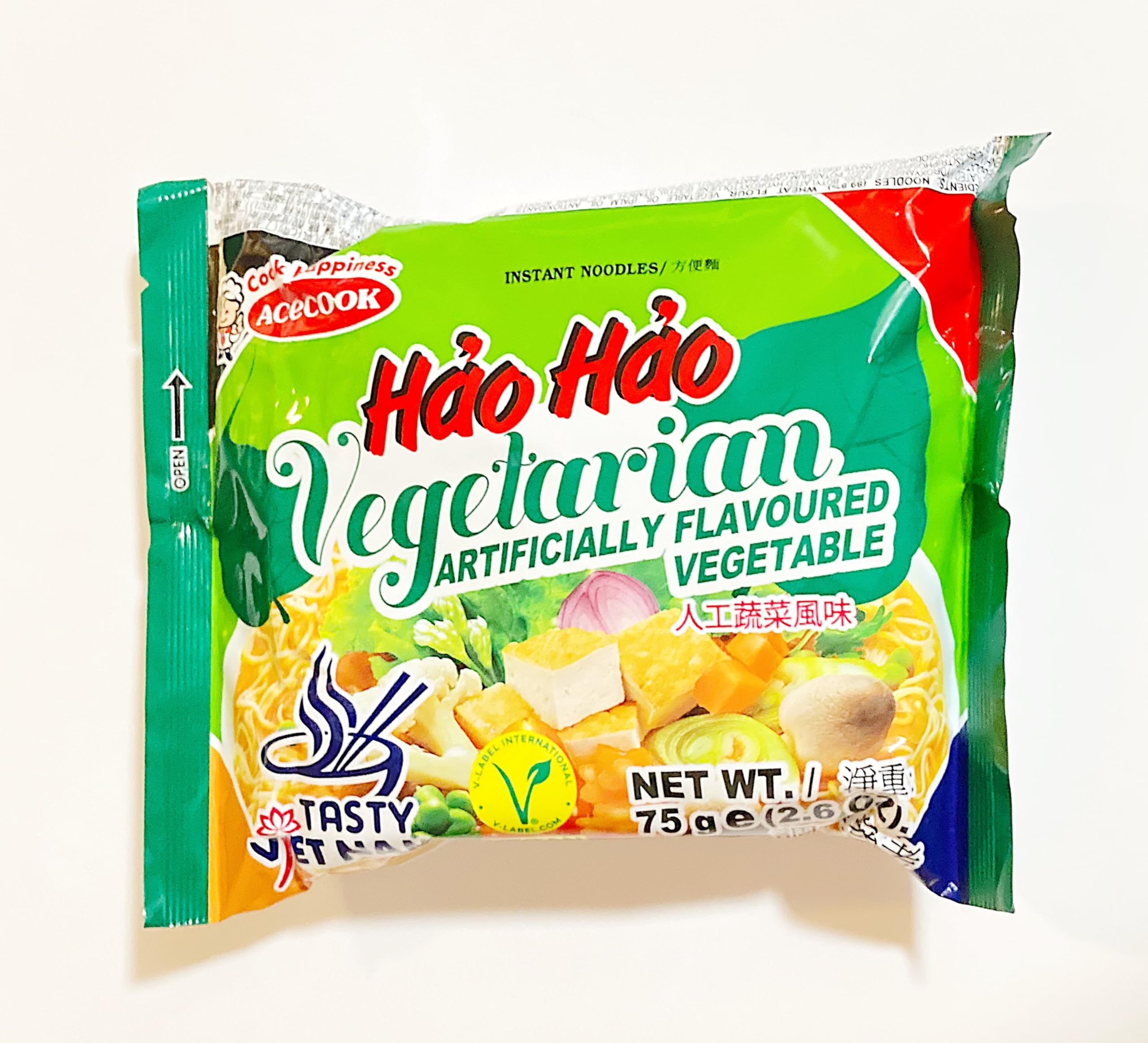 Amazon.com : Hao Hao Vegetarian Instant Noodles, Artificial